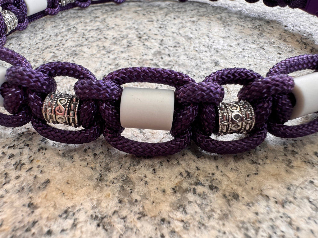 EM-Keramik Halsband "Pure Purple“, 42cm