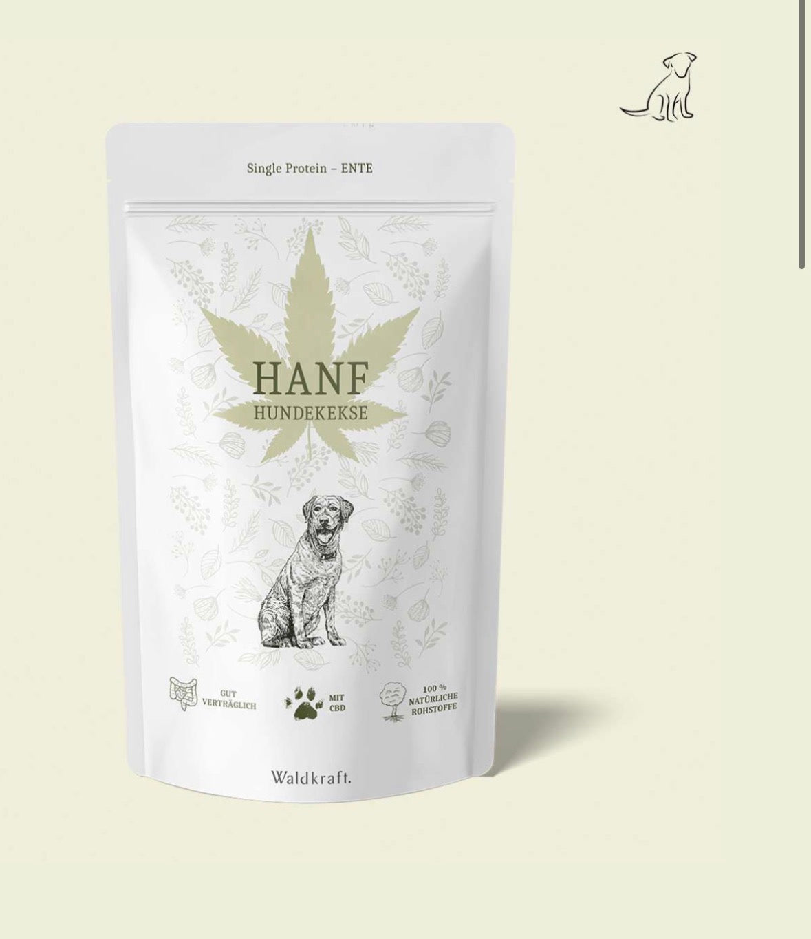 Hanf-Hundekekse - 390g