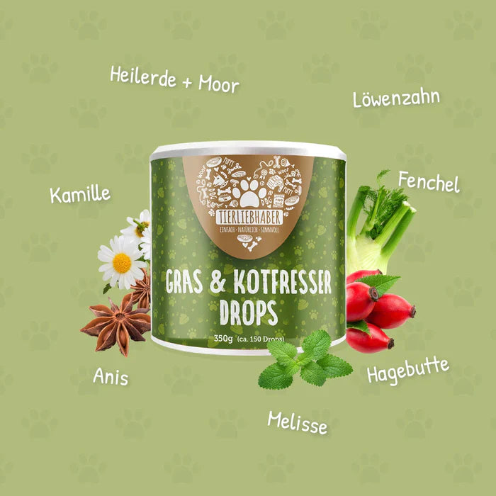 Tierliebhaber Gras- & Kotfresser Drops