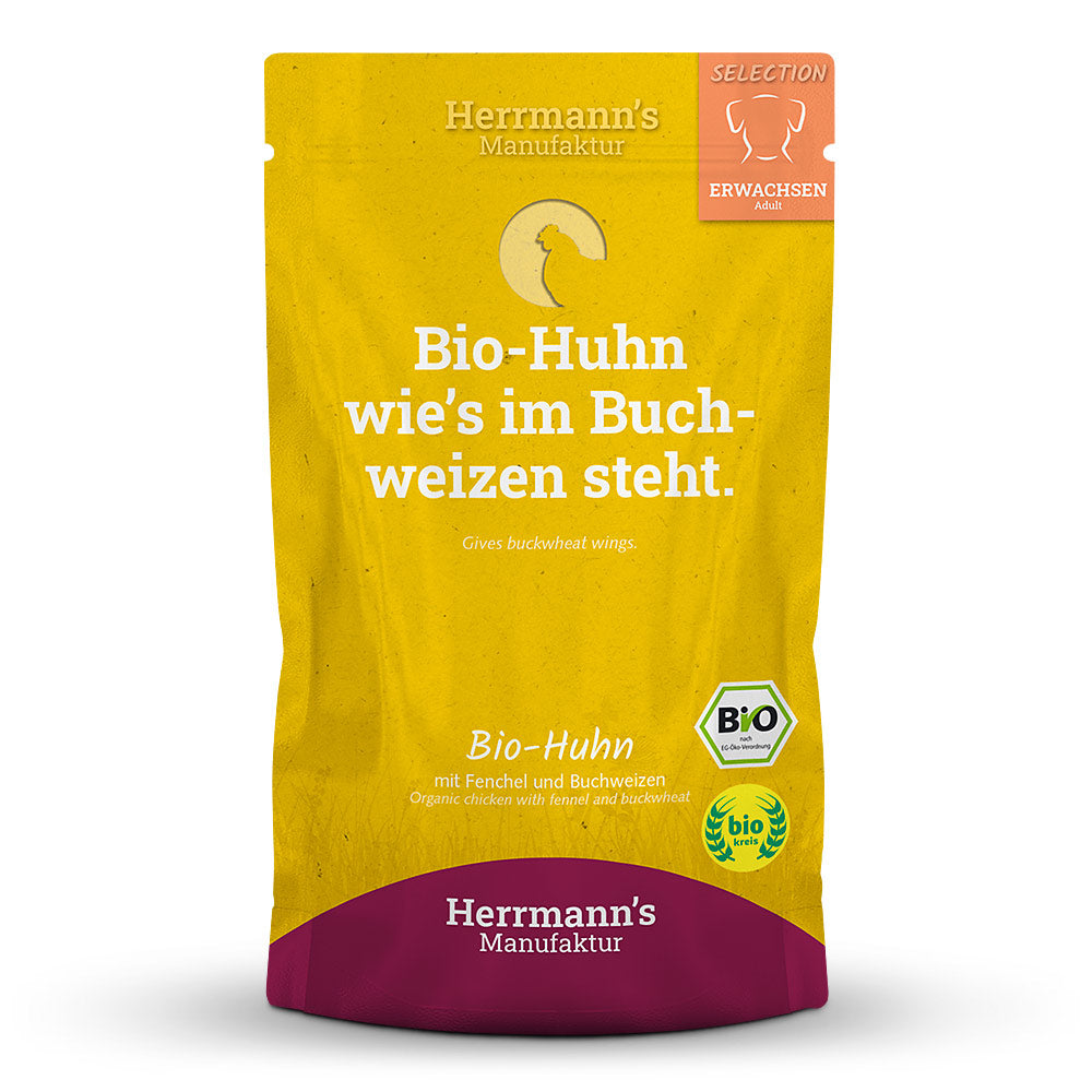 Herrmann's Bio Huhn mit Fenchel und Buchweizen