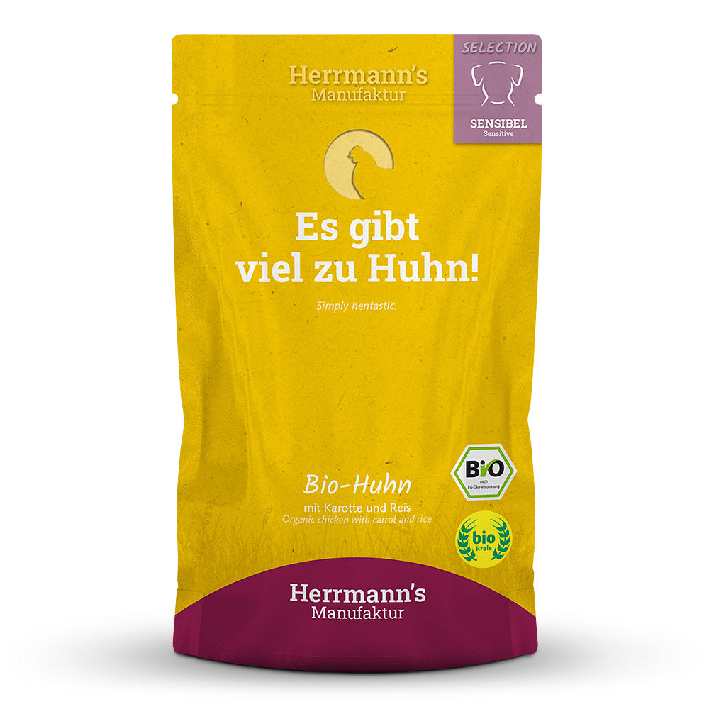 Herrmann's Sensibel Bio Huhn mit Karotte und Reis