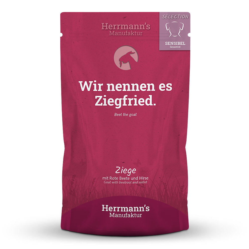 Herrmann’s Ziege mit roter Beete und Hirse