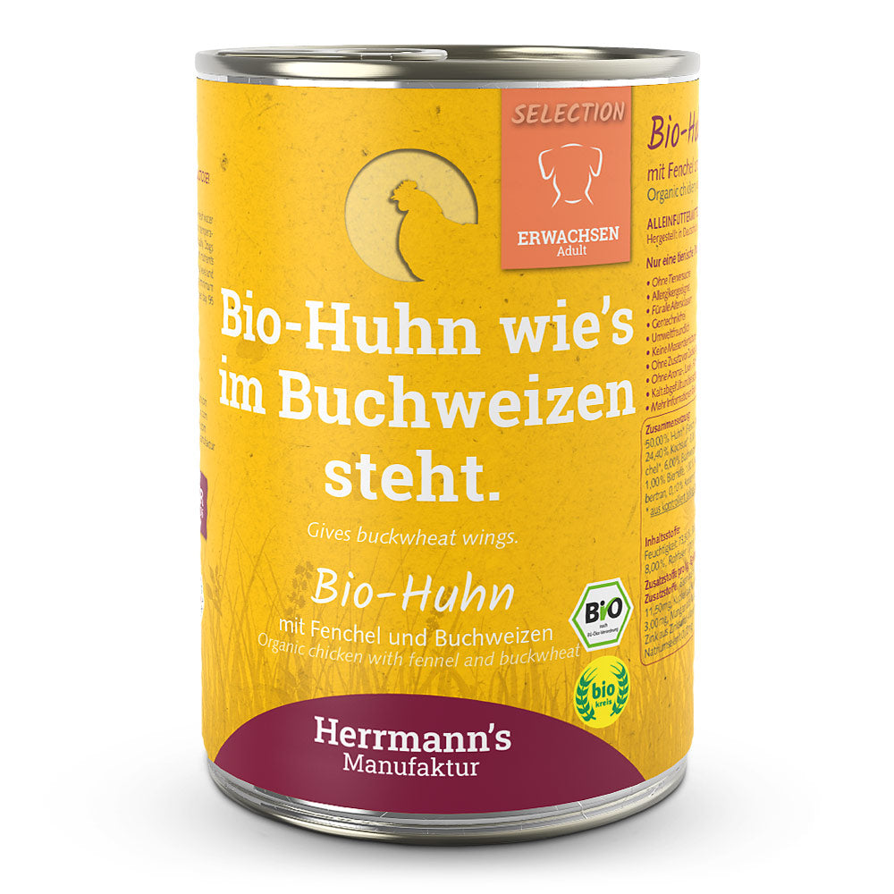 Herrmann's Bio Huhn mit Fenchel und Buchweizen