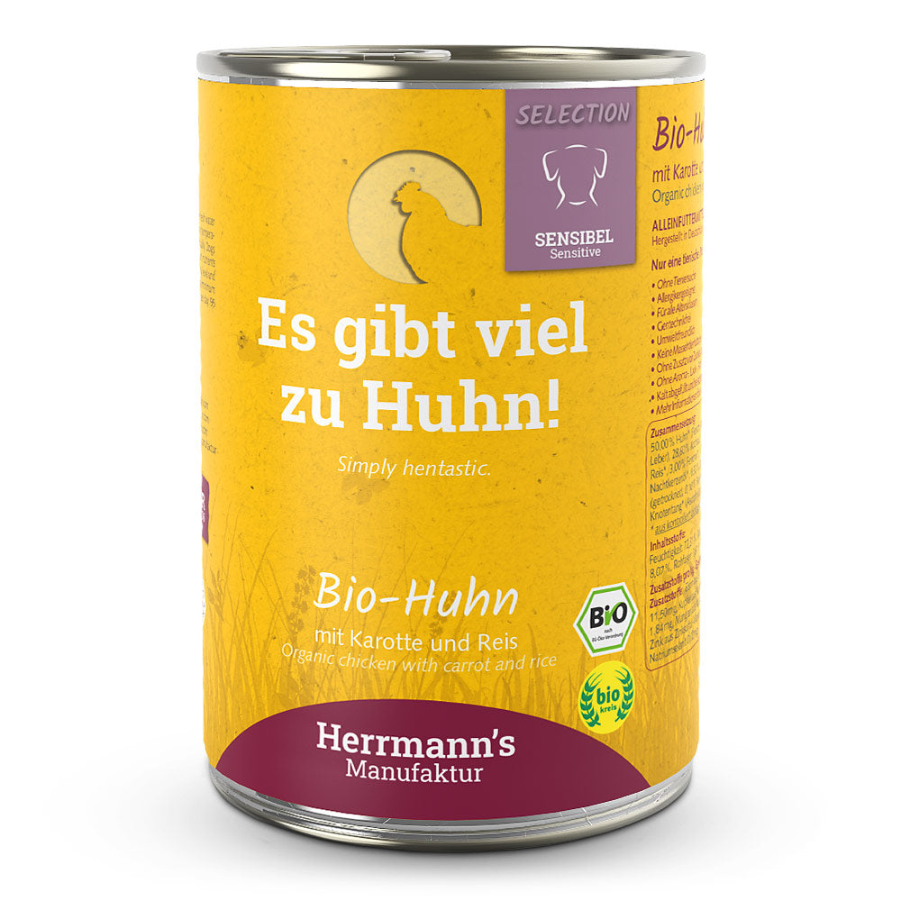 Herrmann's Sensibel Bio Huhn mit Karotte und Reis