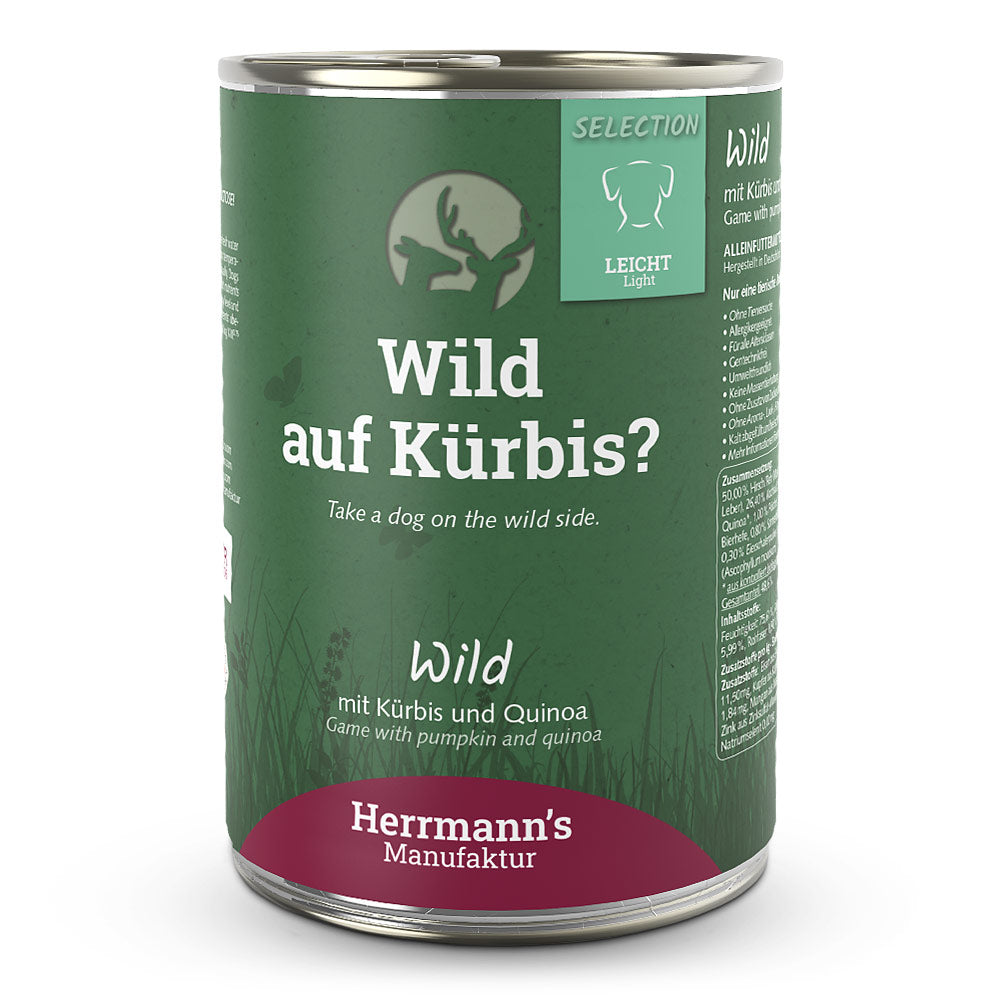 Herrmann's Leicht Bio Wild mit Kürbis und Quinoa