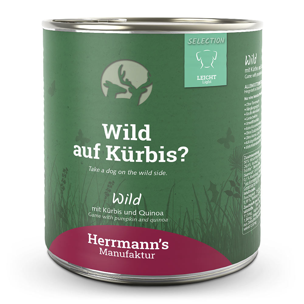 Herrmann's Leicht Bio Wild mit Kürbis und Quinoa