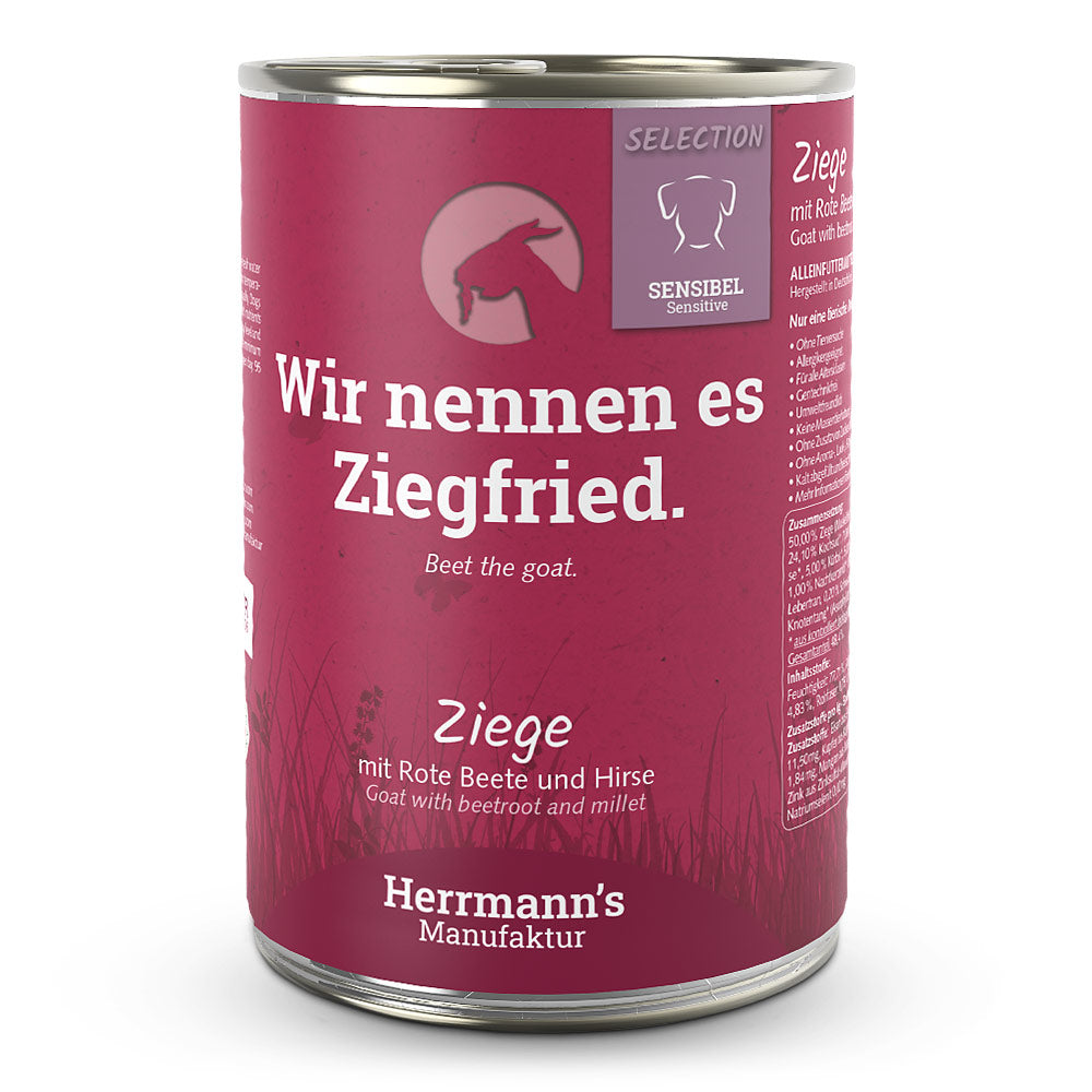 Herrmann’s Ziege mit roter Beete und Hirse