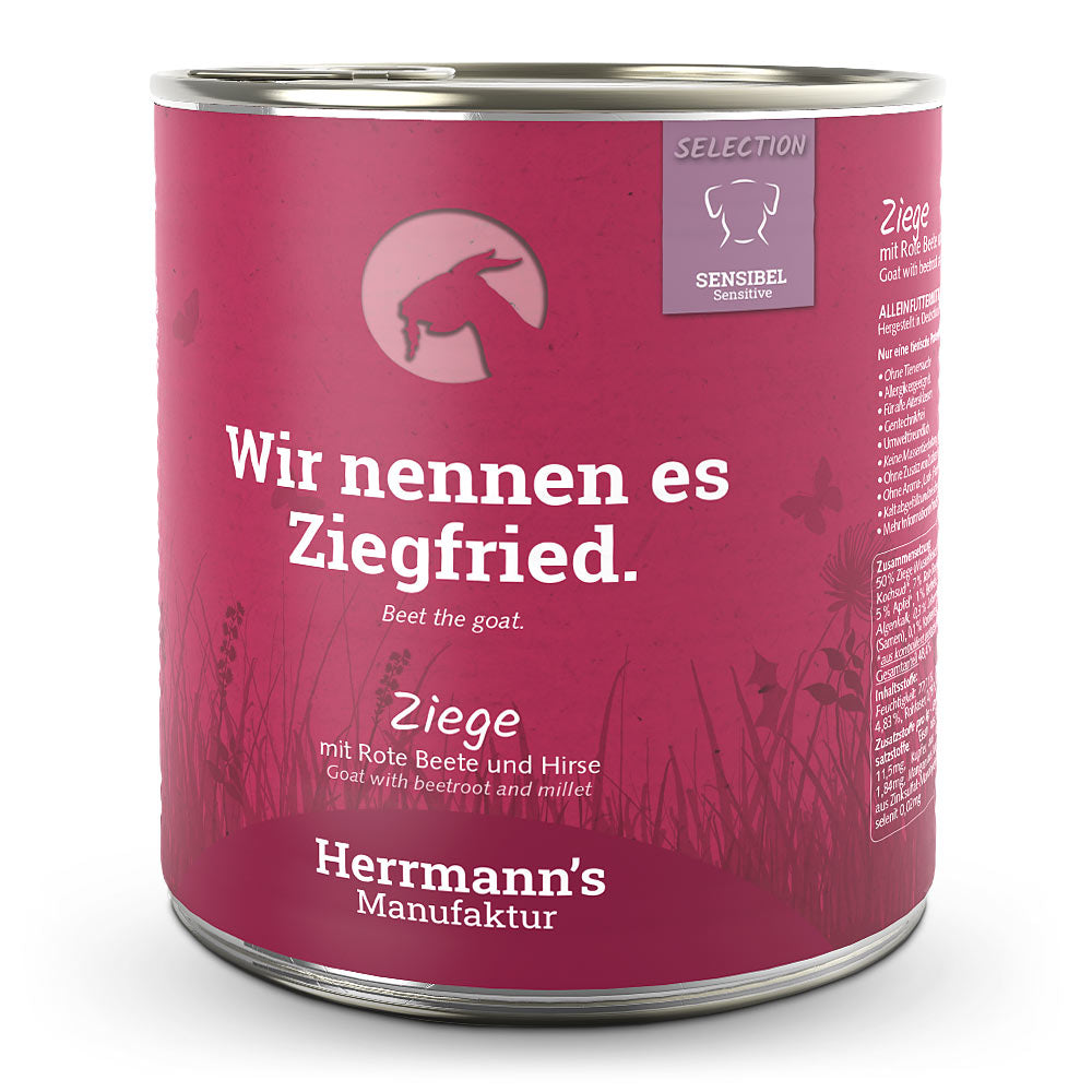 Herrmann’s Ziege mit roter Beete und Hirse