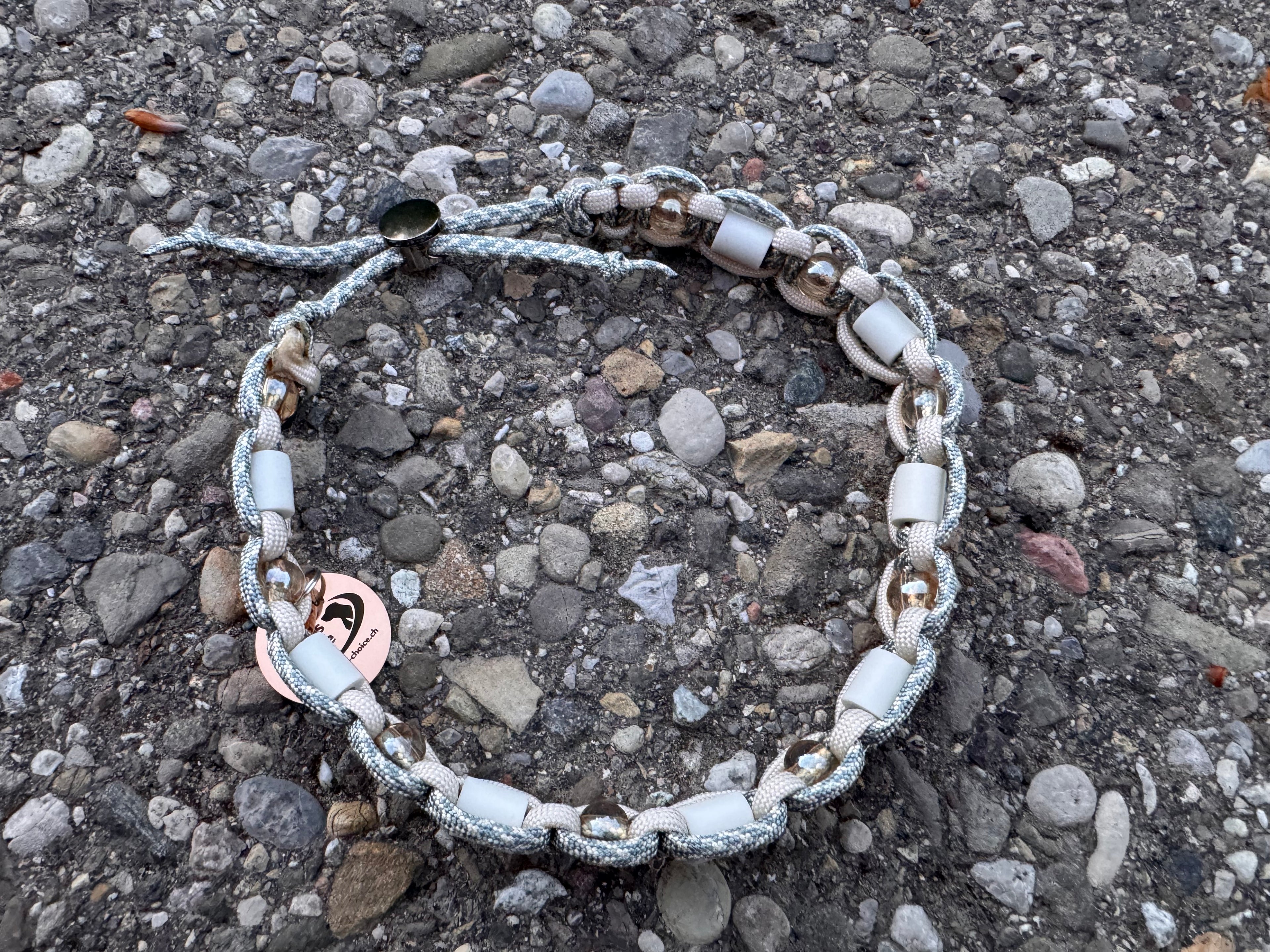 EM-Keramik Halsband "Stony Sand“, 36-42cm