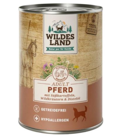 Classic Adult Pferd mit Süßkartoffeln, Wildkräutern und Distelöl