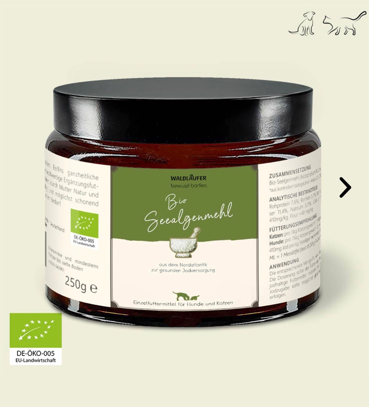 Waldkraft BIO Seealgenmehl, 250g