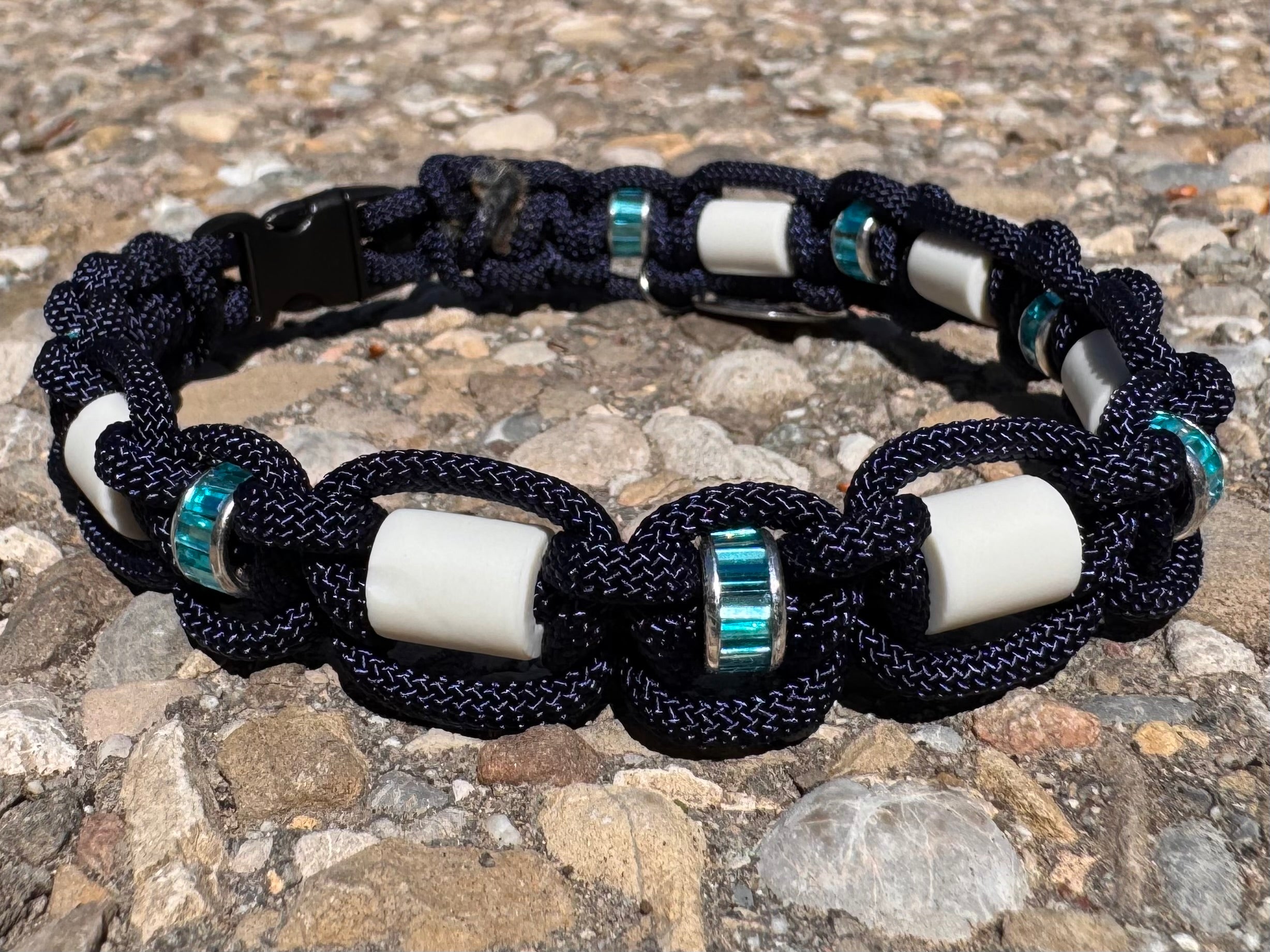 EM-Keramik Halsband "Navy“, 32cm