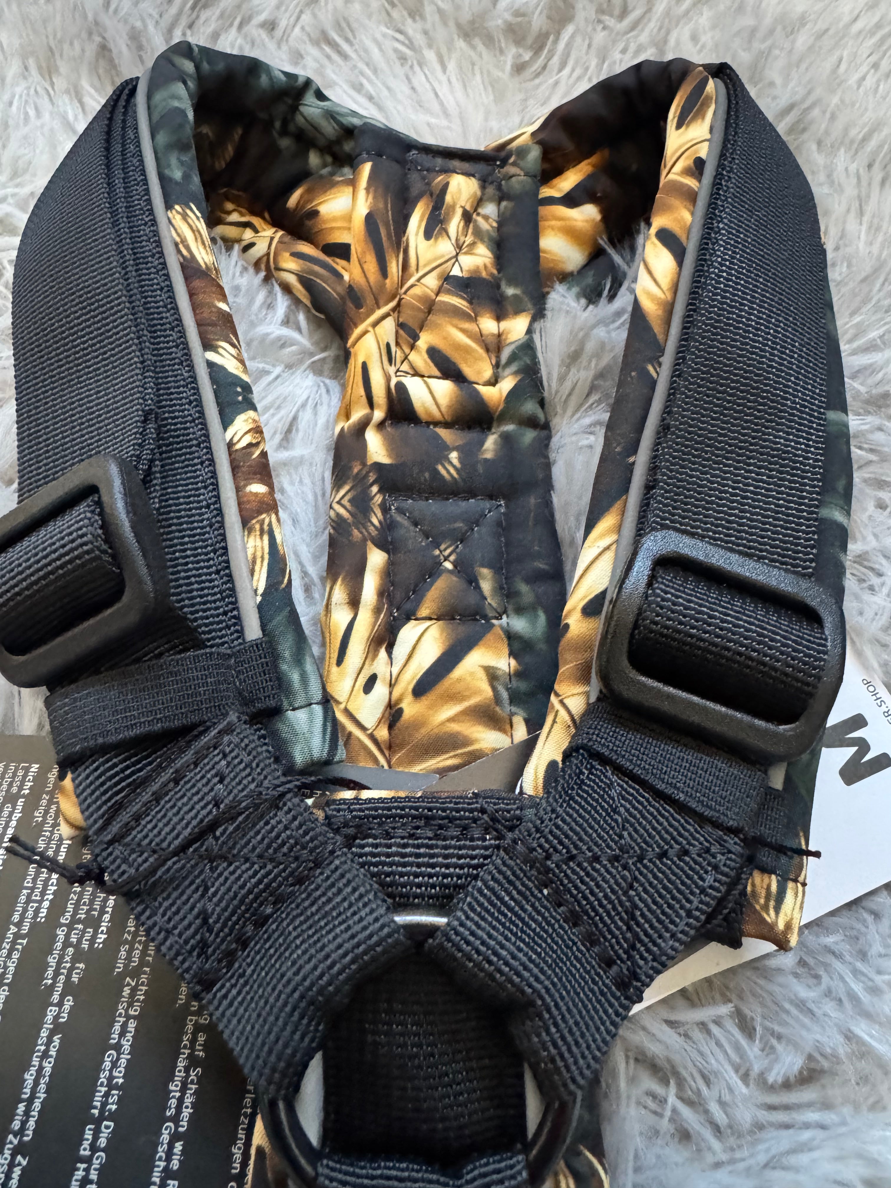 BUMER Hundegeschirr "Golden Flora", M