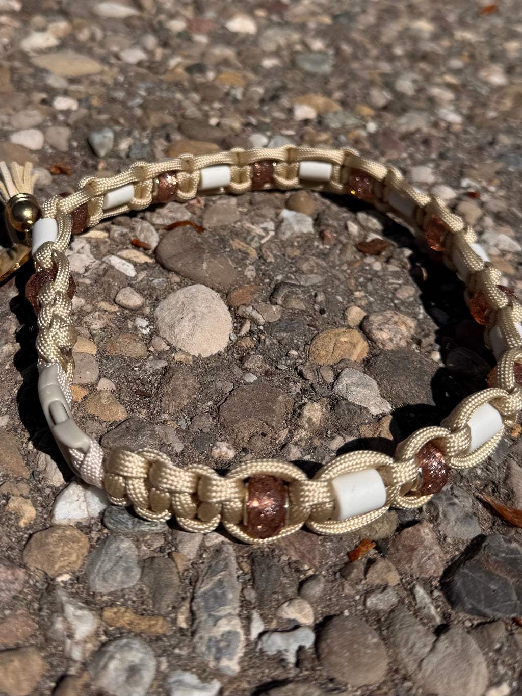 EM-Keramik Halsband "Ivory“, 47 cm