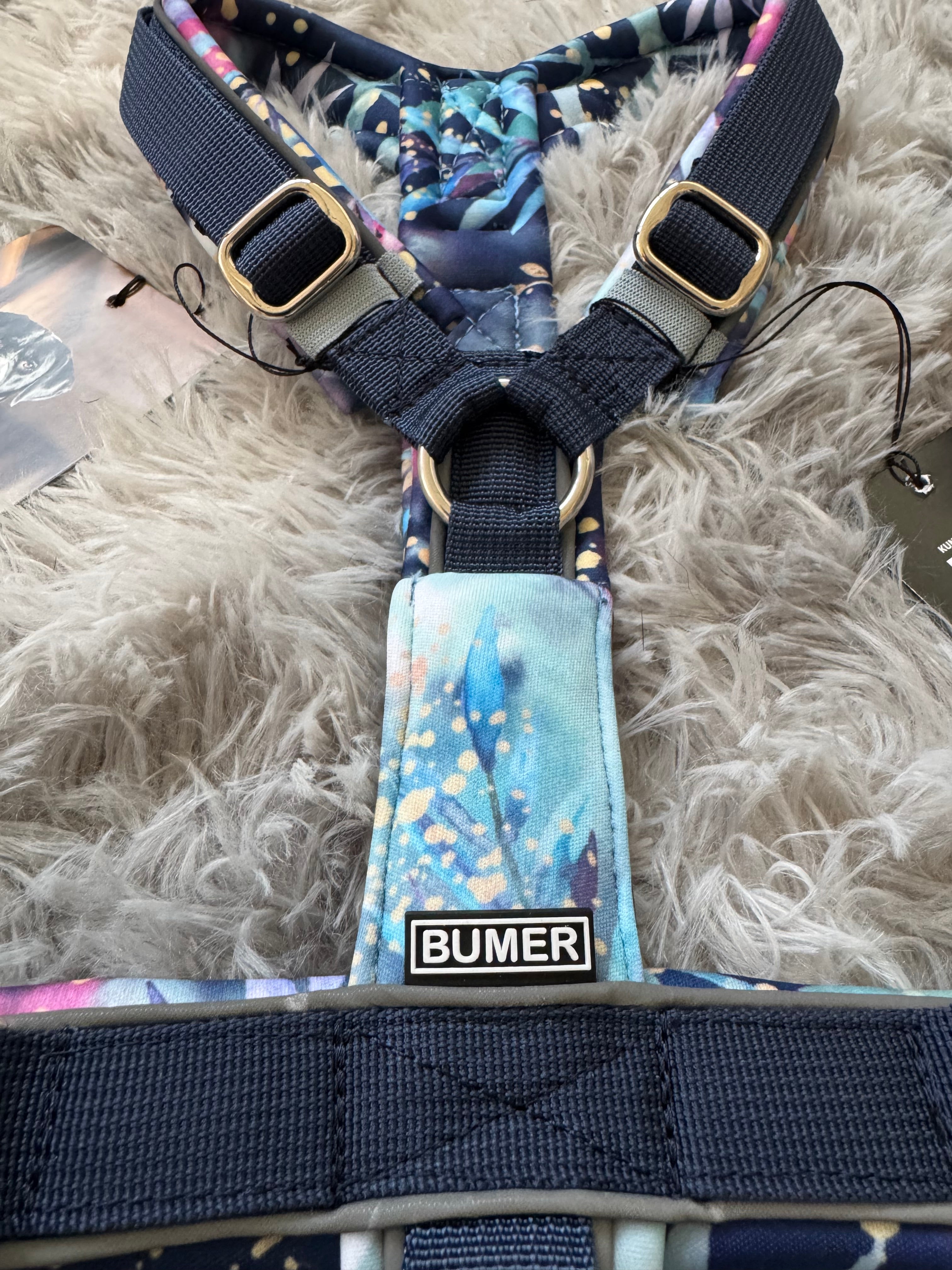 BUMER Hundegeschirr "Leaves", S/M