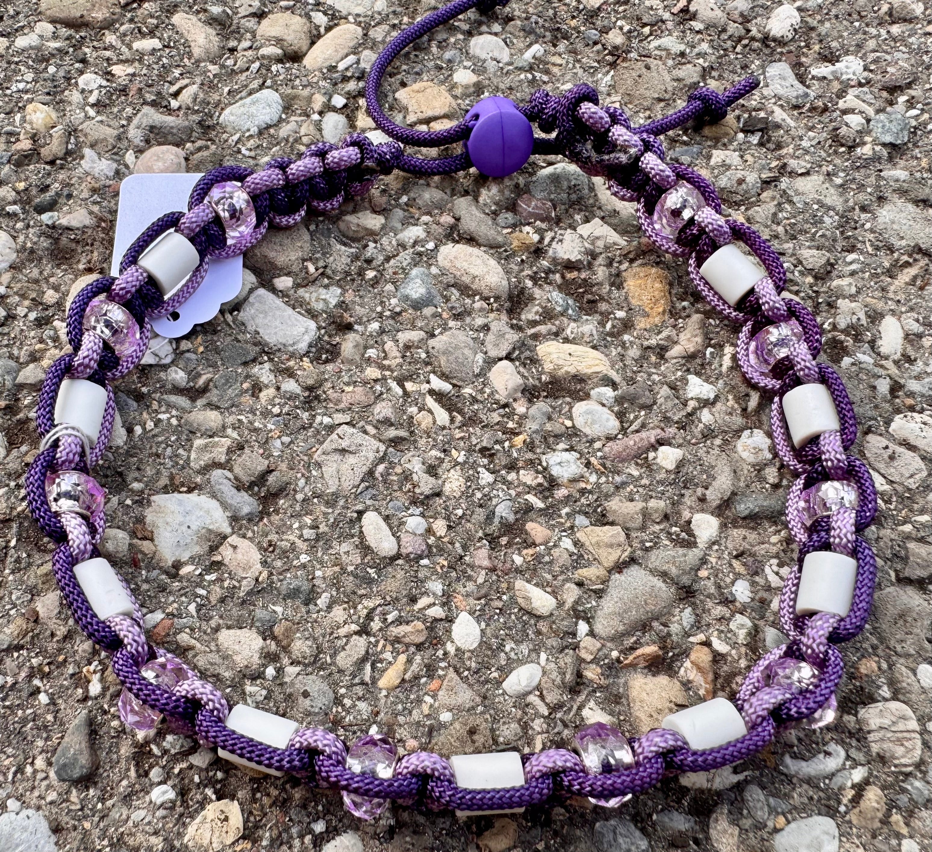 EM-Keramik Halsband "Purpelicious“, 44-48cm