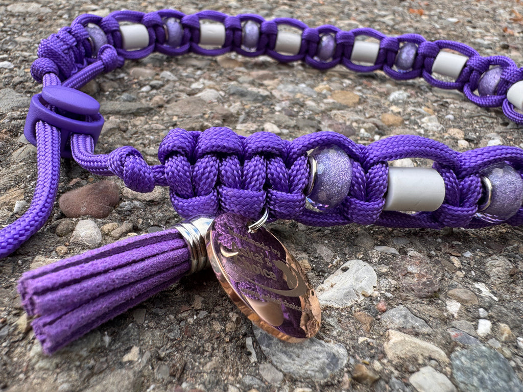 EM-Keramik Halsband "Amethyst“, 43-49 cm