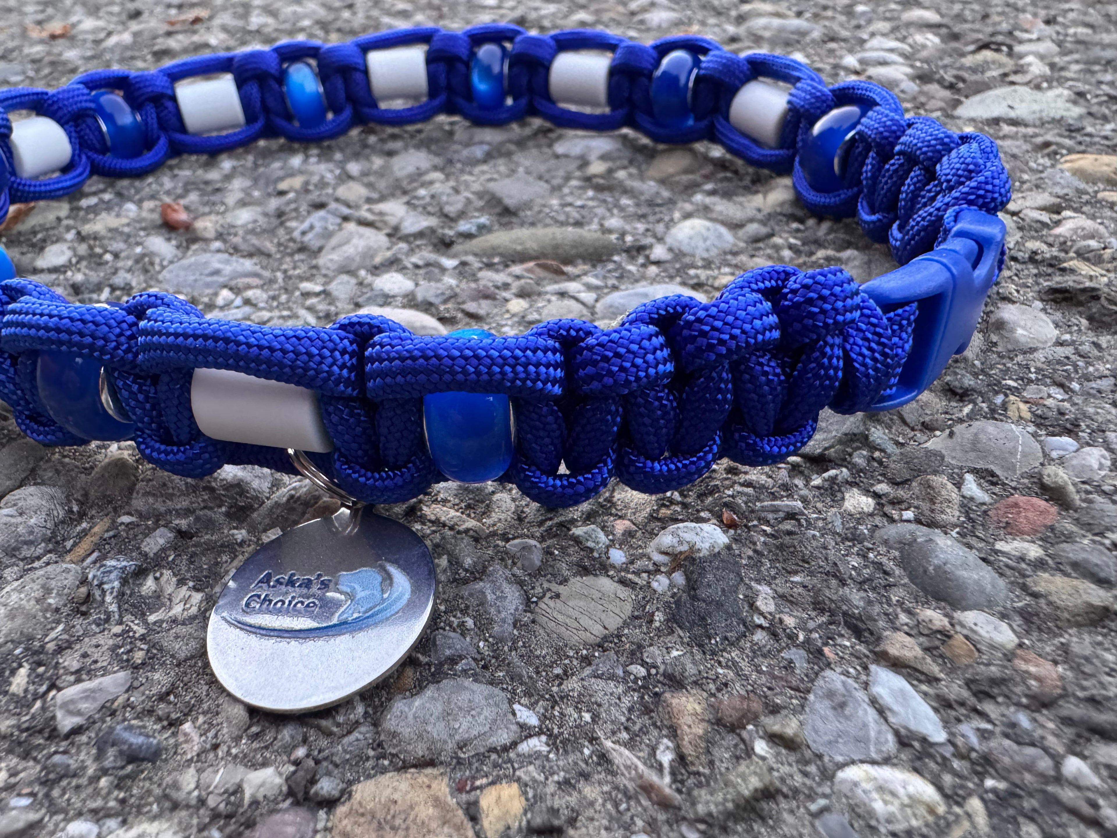 EM-Keramik Halsband "All Blue", 42cm