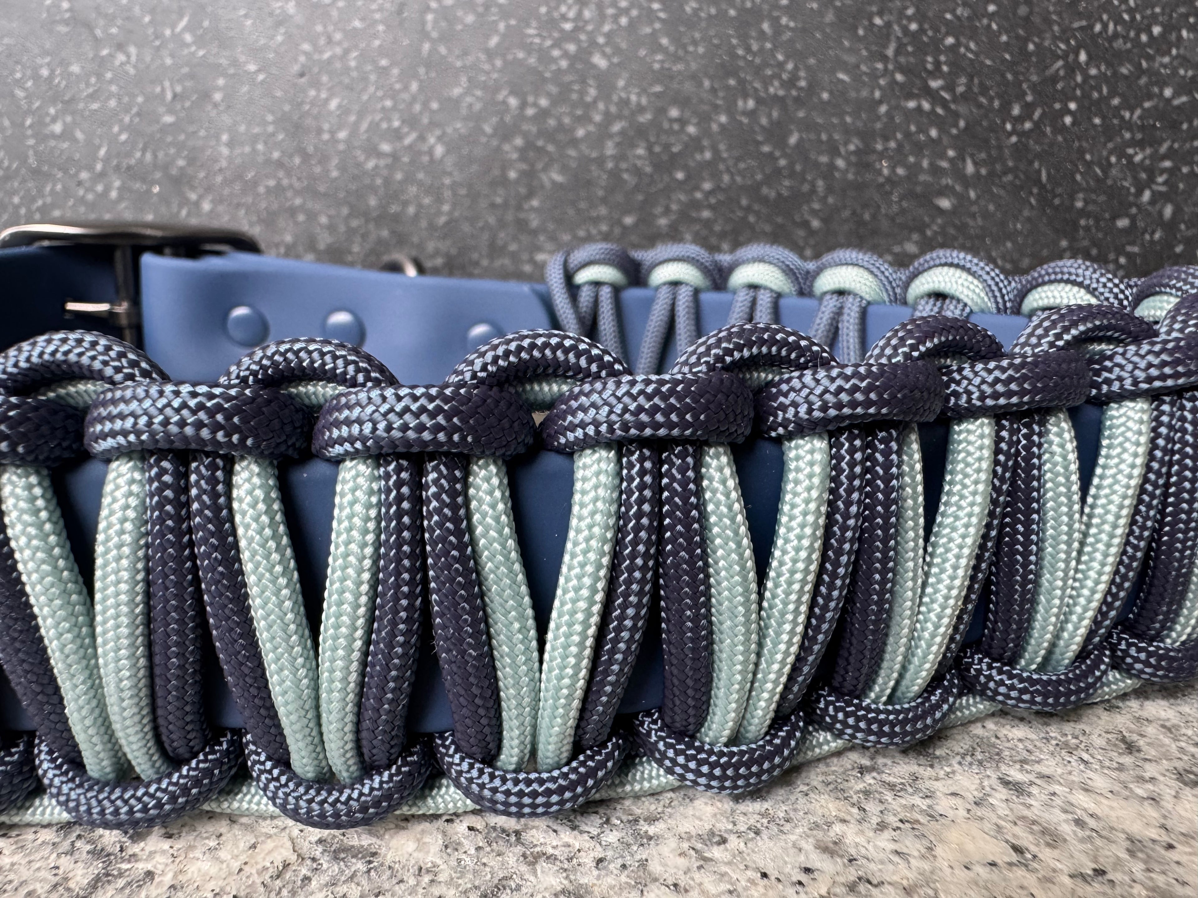 Biothane meets Paracord, Set "Opal" (42-55cm)