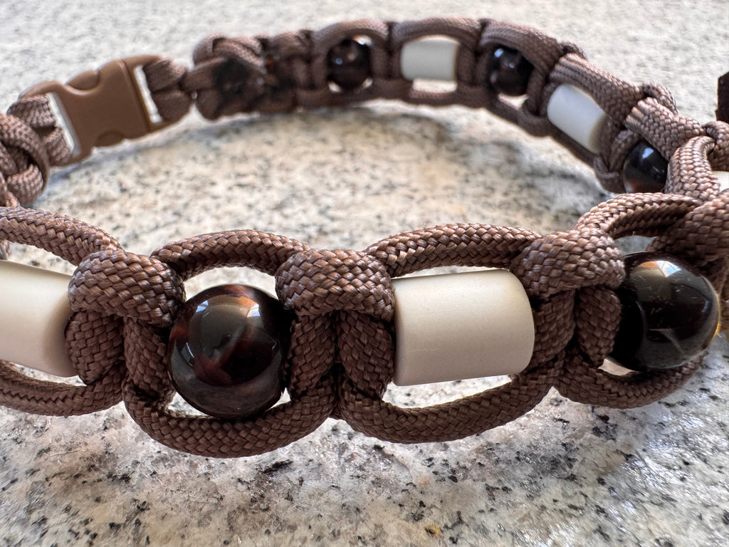 EM-Keramik Halsband "Mocha Line“, 32cm