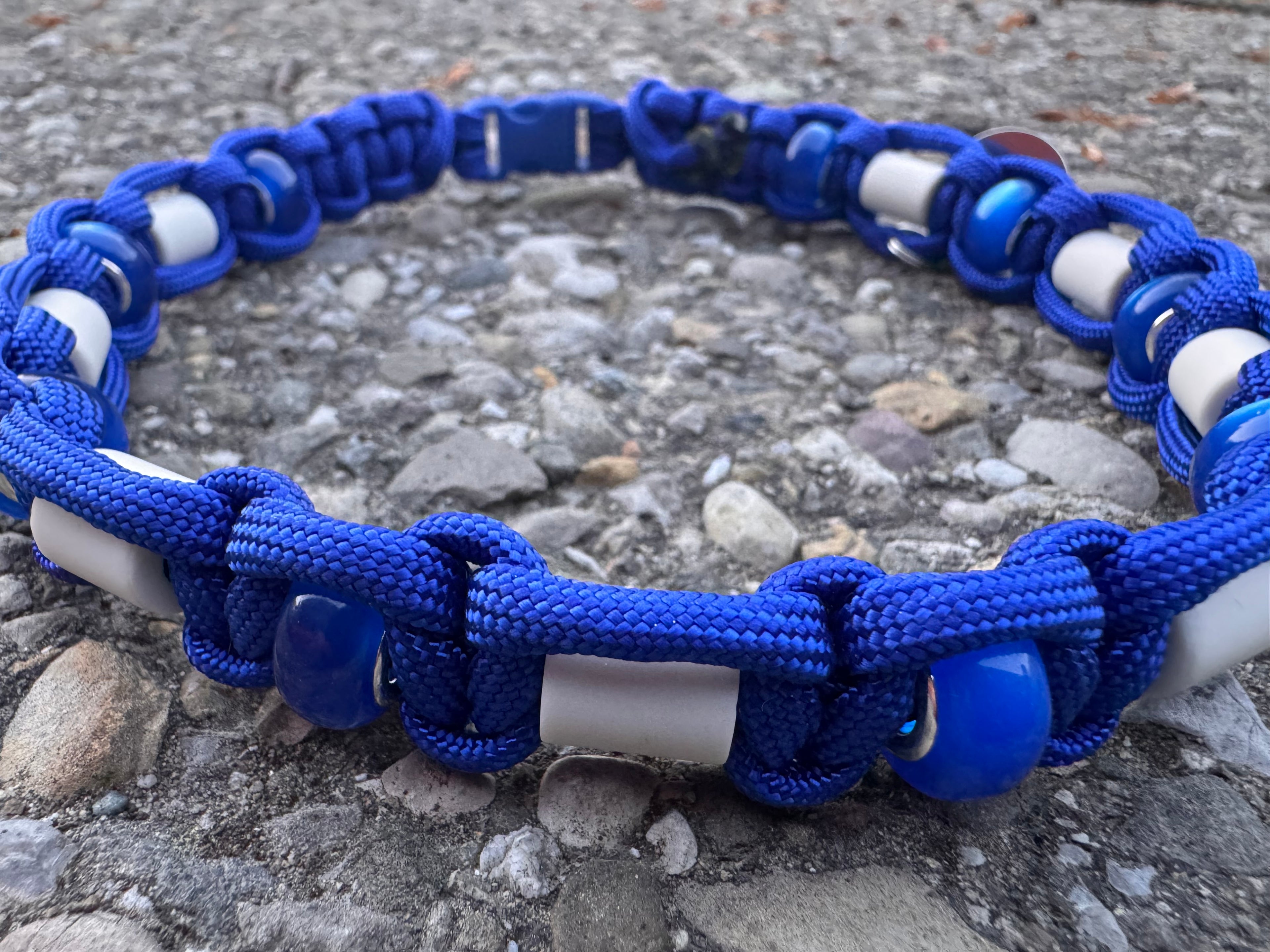 EM-Keramik Halsband "All Blue", 42cm