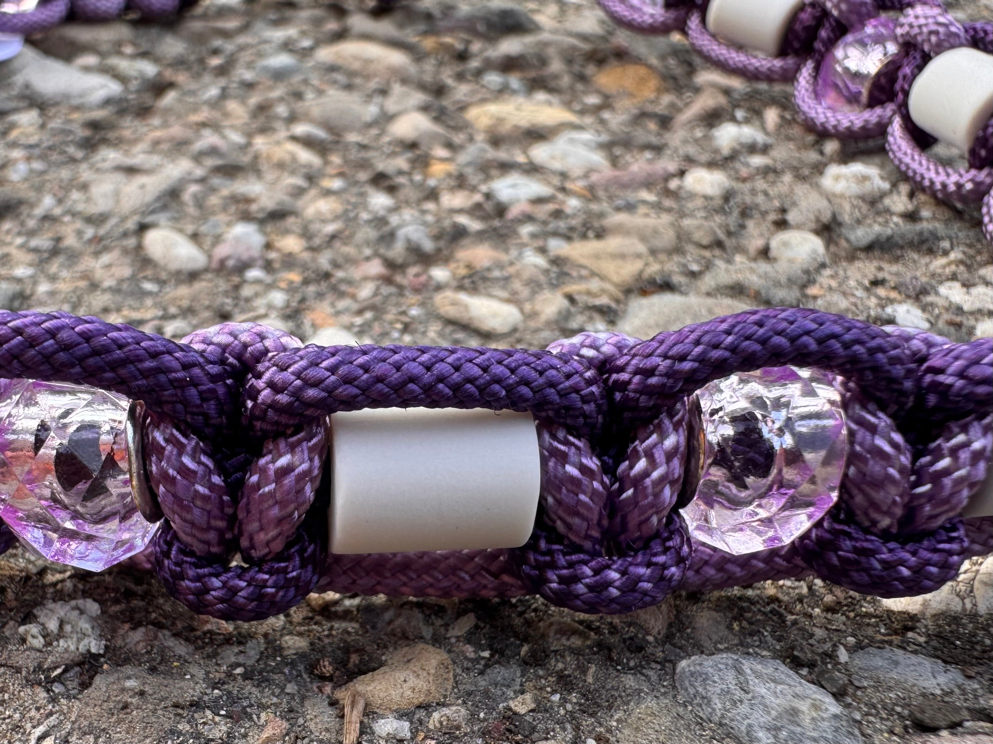 EM-Keramik Halsband "Purpelicious“, 44-48cm