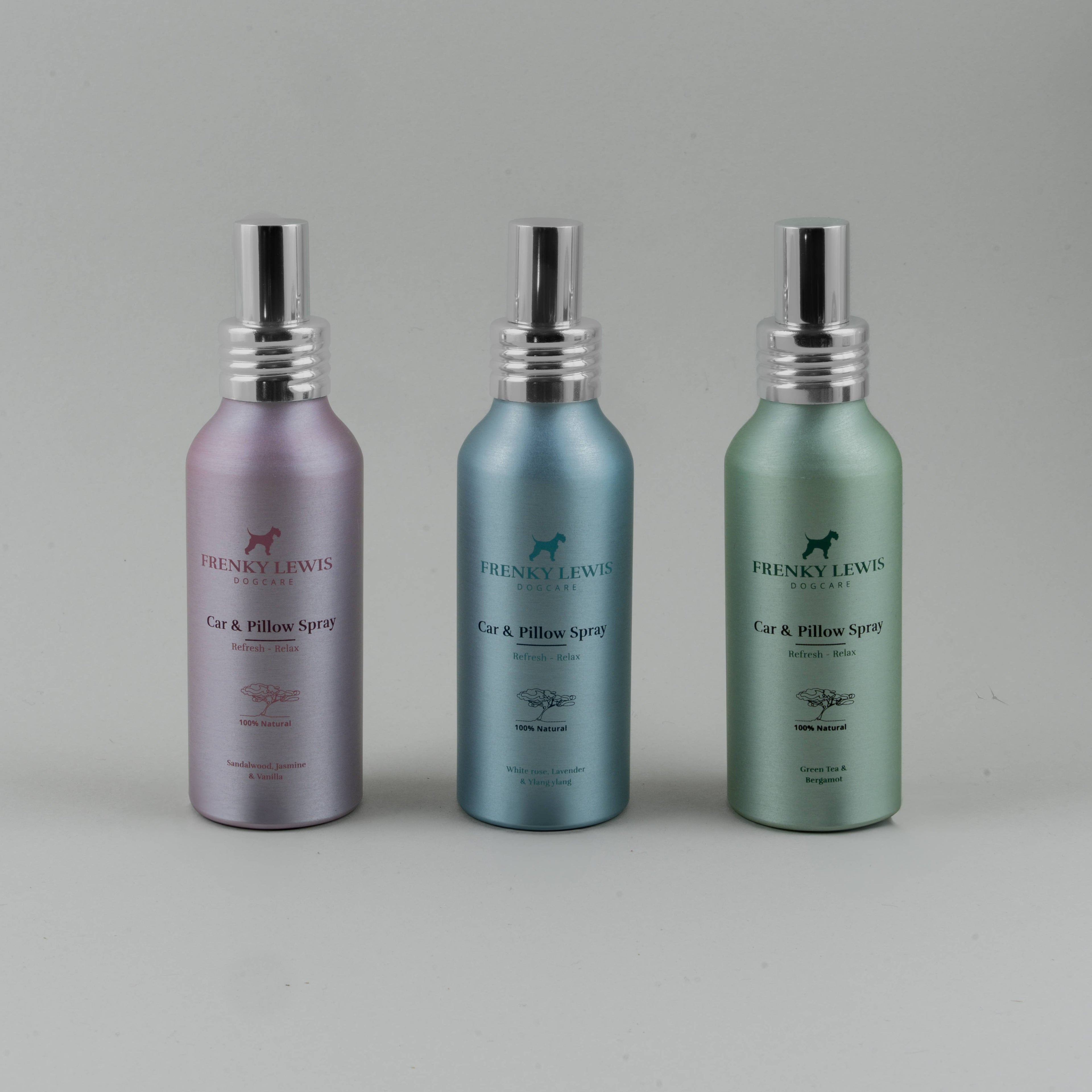 Car- und Kissenspray – Weisse Rose, Lavendel, Ylang Ylang – 100 ml