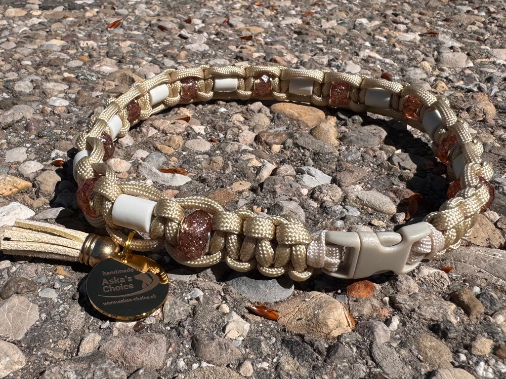 EM-Keramik Halsband "Ivory“, 47 cm
