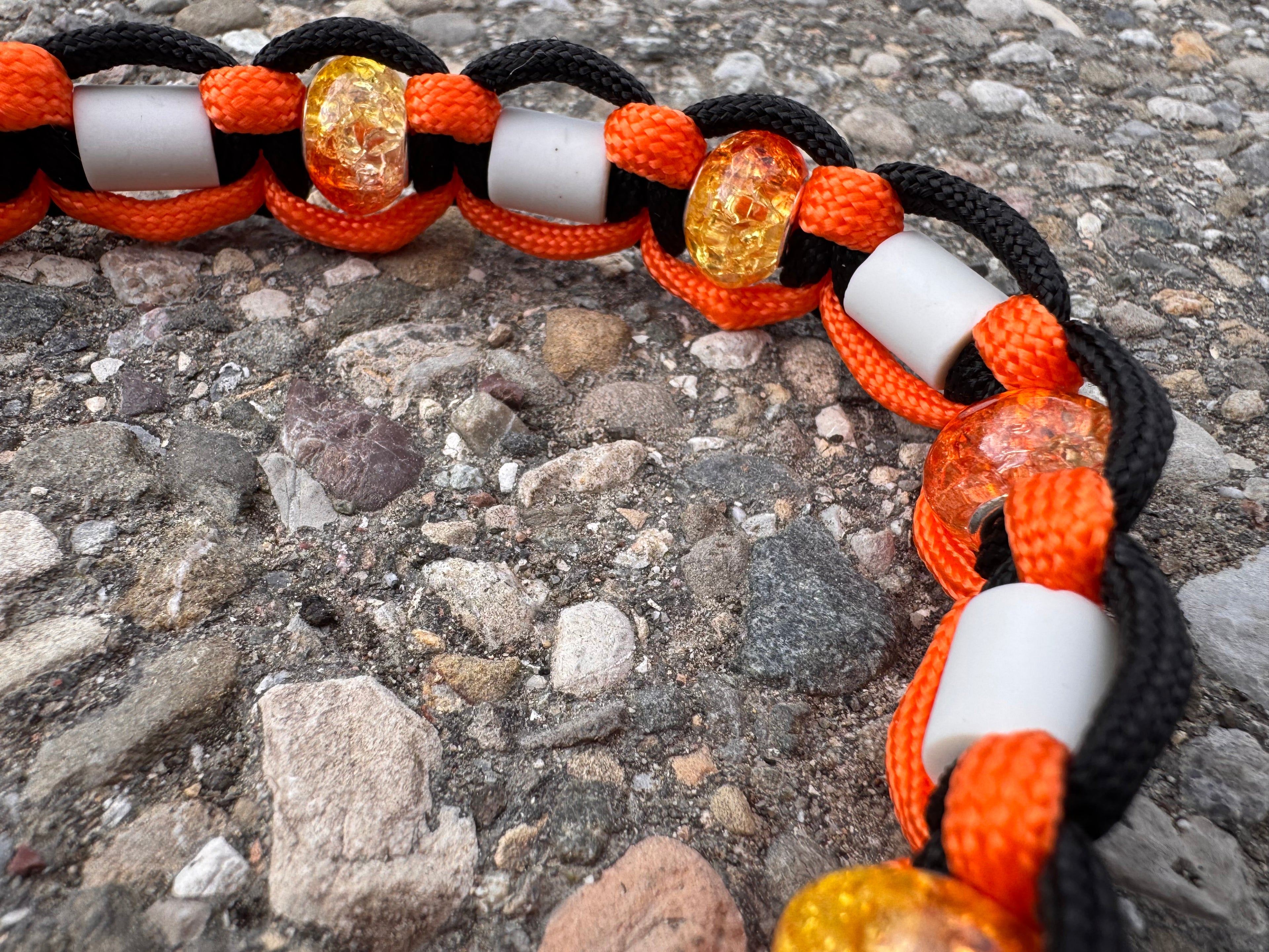 EM-Keramik Halsband "Orangejuice", 51cm