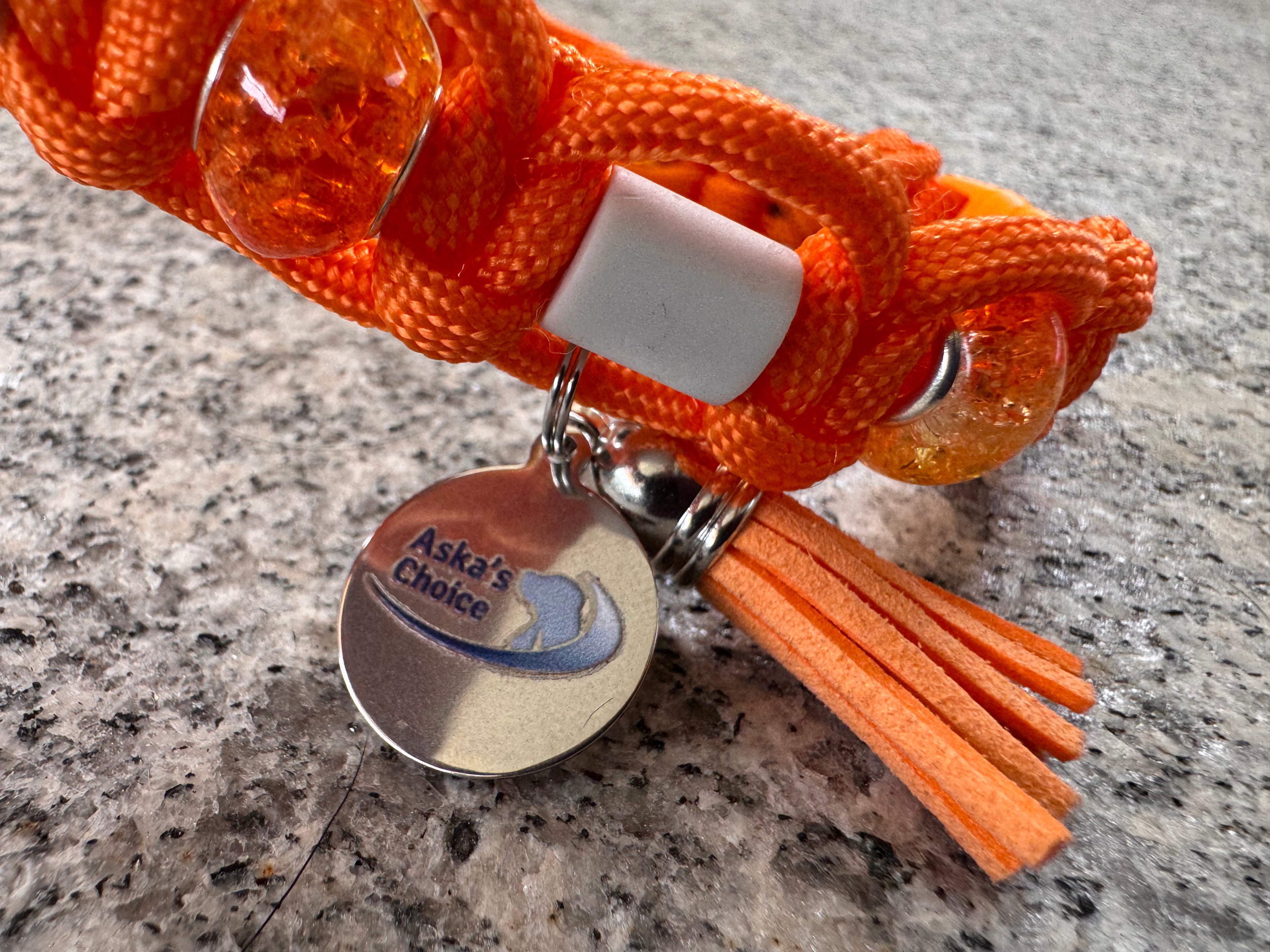 EM-Keramik Halsband "Orange Fresh“, 36cm