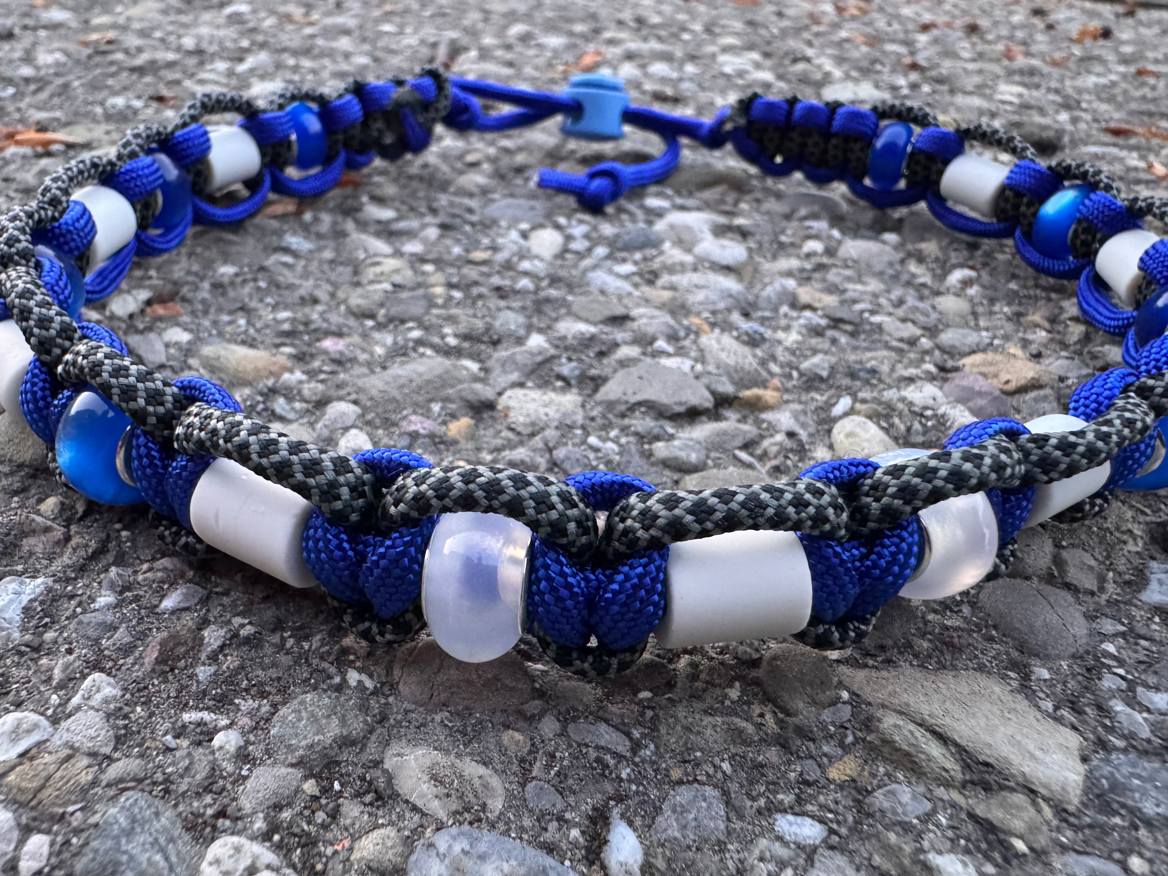 EM-Keramik Halsband "Waterdrops“, 44-50cm