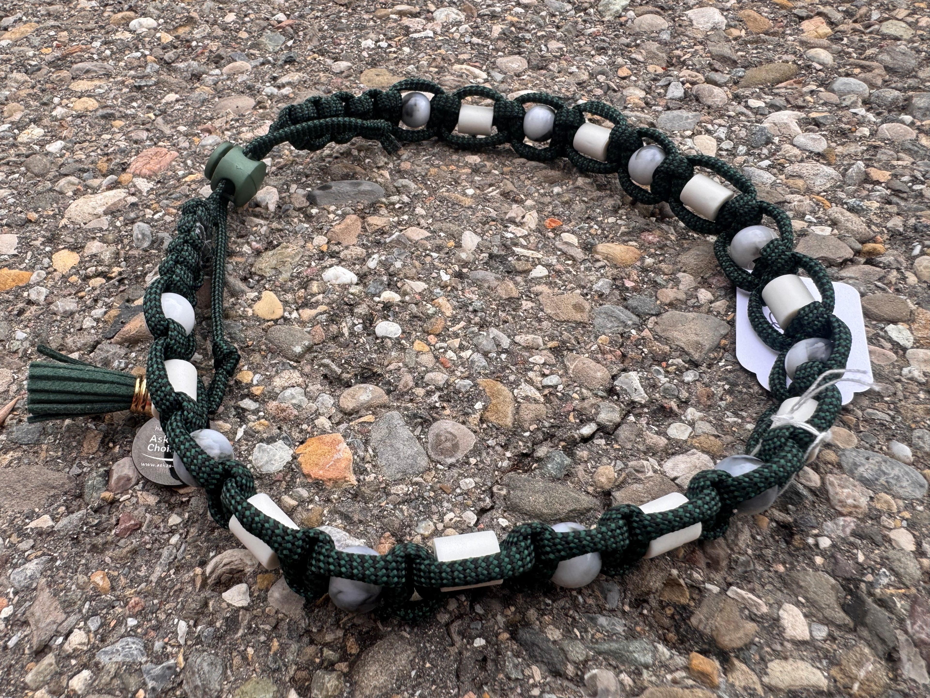 EM-Keramik Halsband "Deep Forest“, 50-55cm