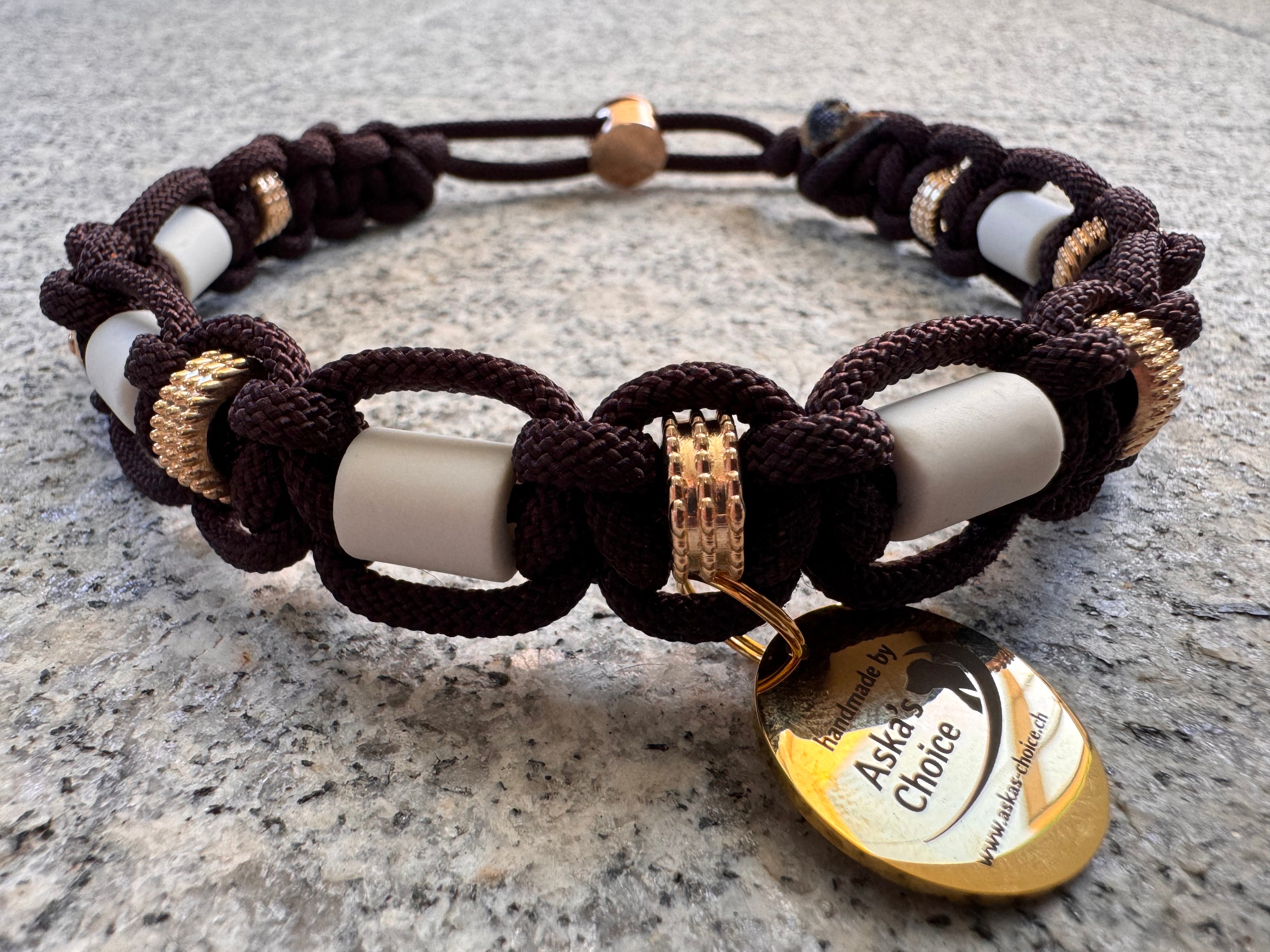 EM-Keramik Halsband "Espresso“, 29-34cm