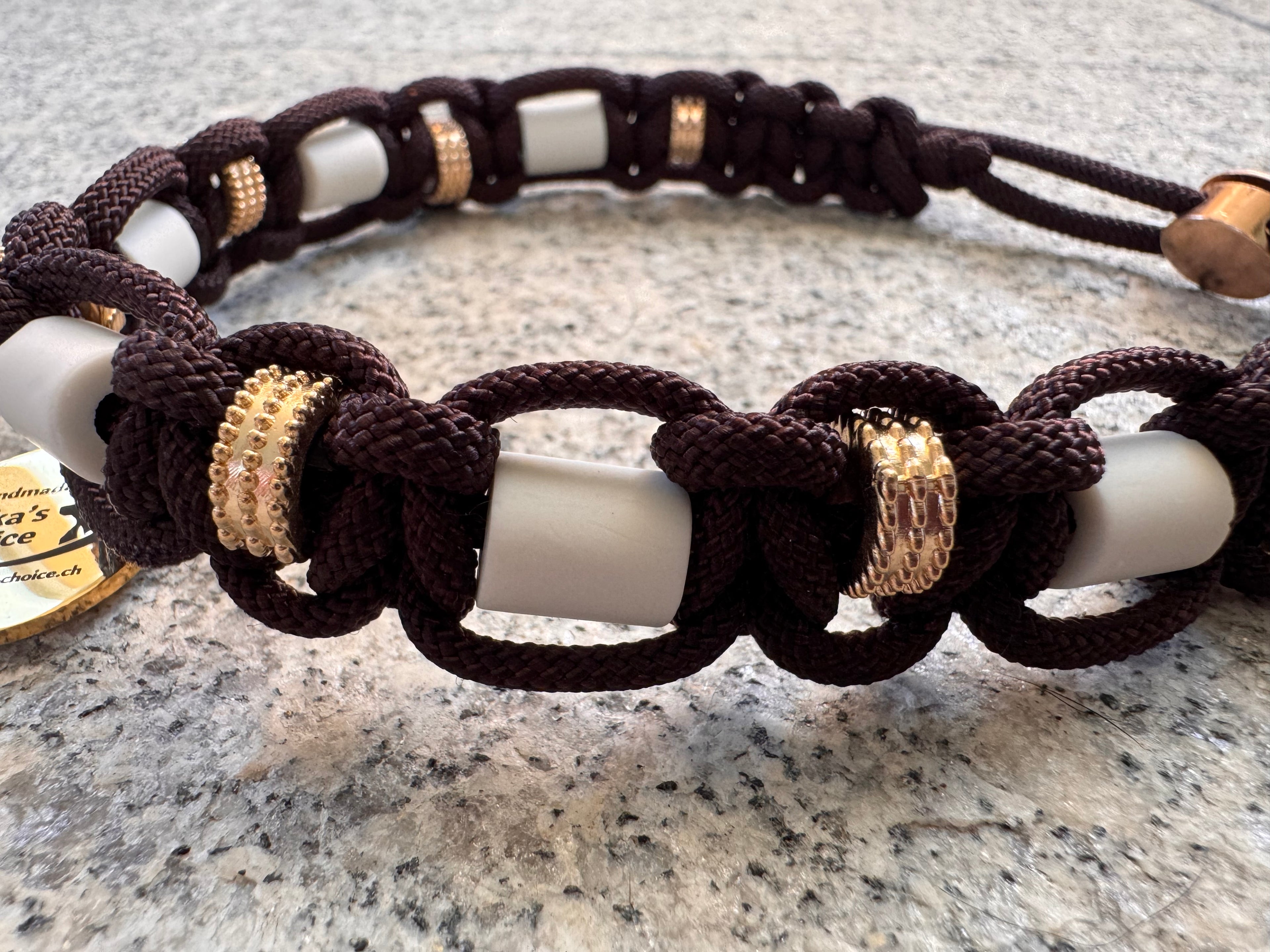 EM-Keramik Halsband "Espresso“, 29-34cm