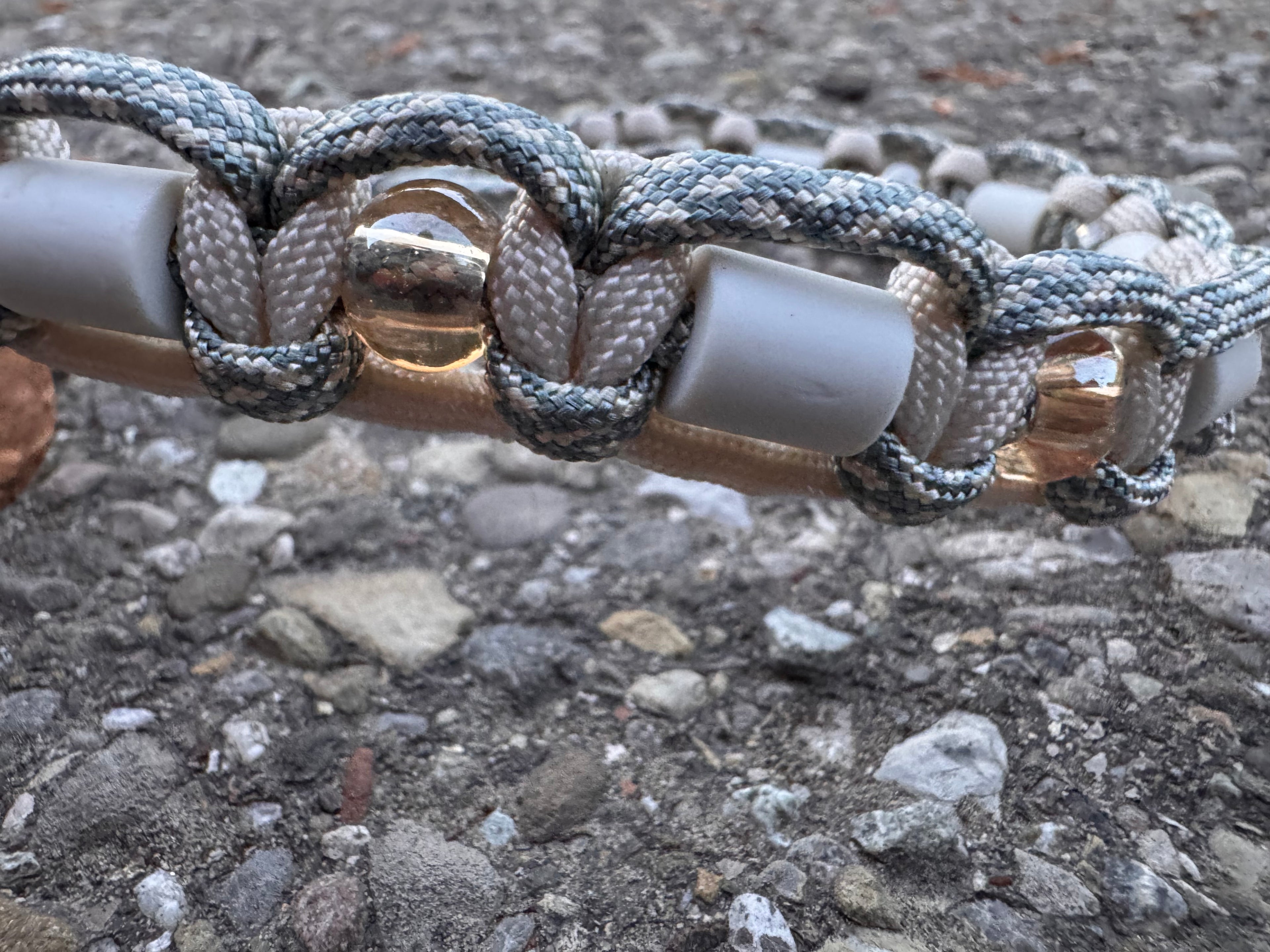 EM-Keramik Halsband "Stony Sand“, 36-42cm