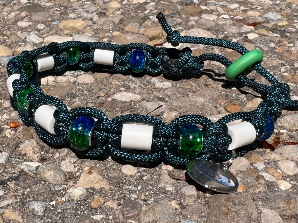 EM-Keramik Halsband "Evergreen“, 31-36cm