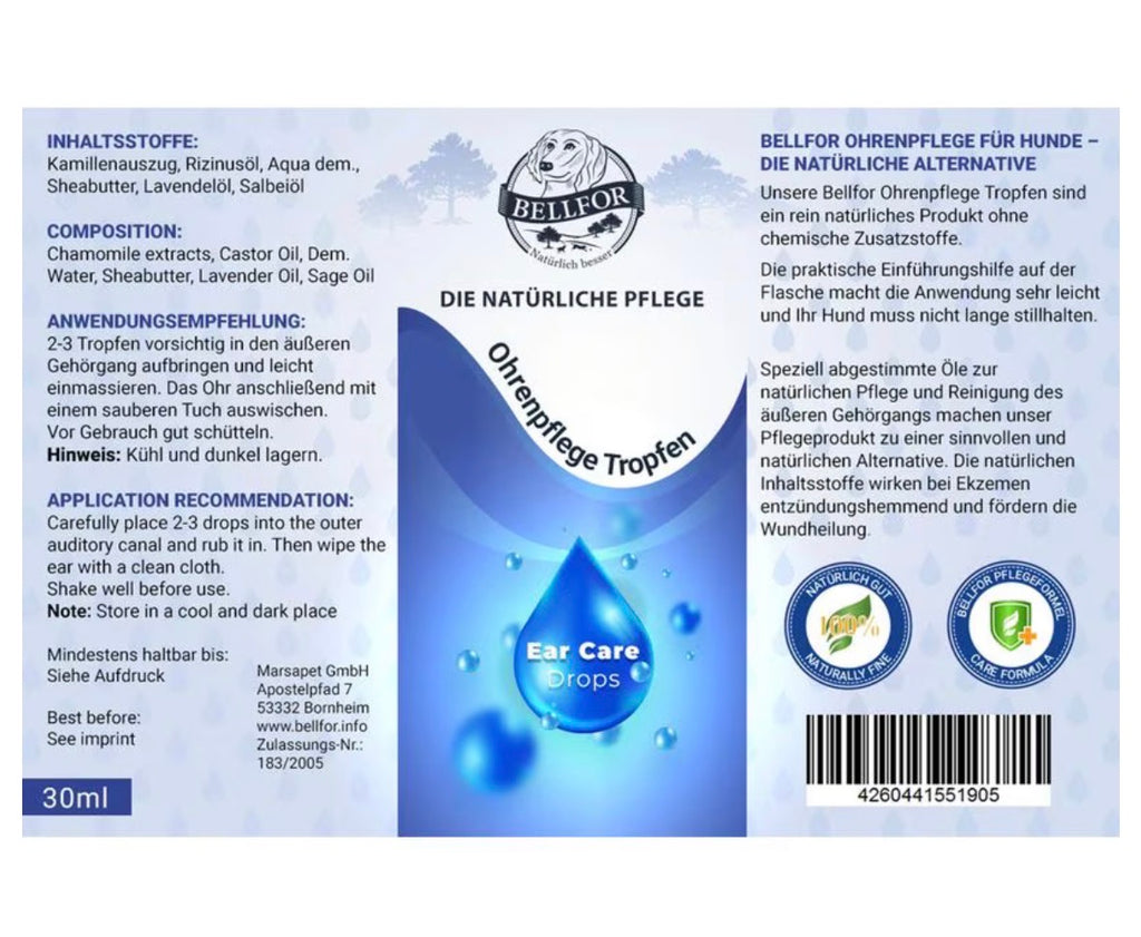 Bellfor Ohrpflege Tropfen 30ml