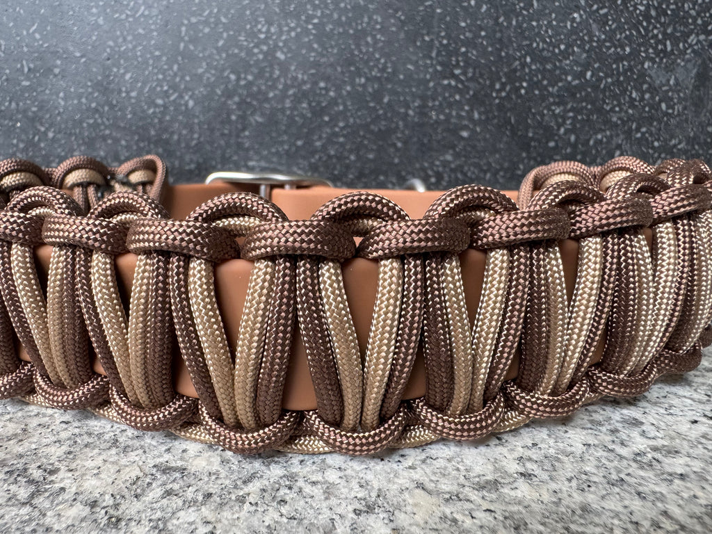Biothane meets Paracord, Set "Down to Earth" (44-54cm)