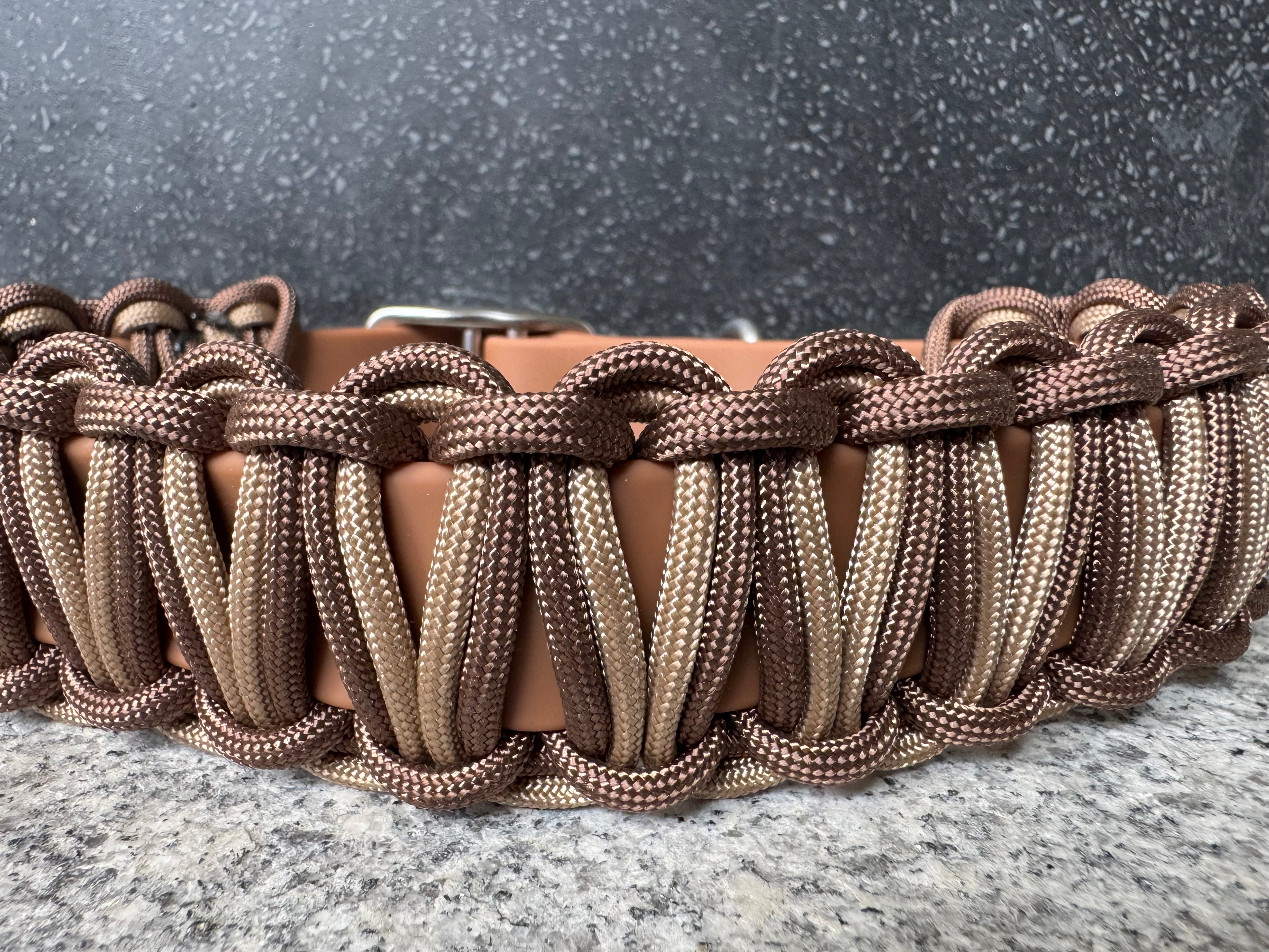 Biothane meets Paracord, Set "Down to Earth" (44-54cm)