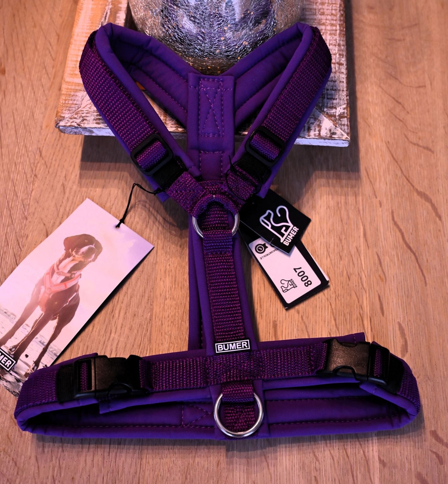 BUMER Hundegeschirr "Purple Rain", S/M