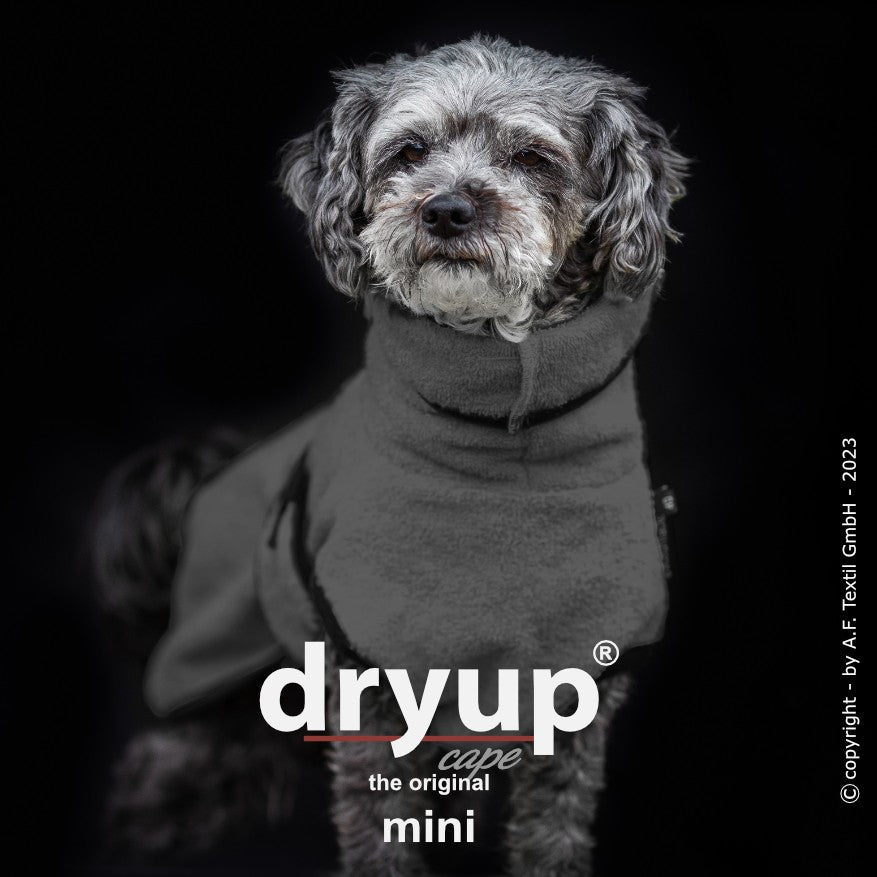 Hundebademantel - Dryup® cape mini (30-45cm Rückenlänge)