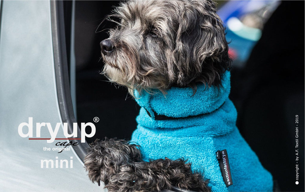 Hundebademantel - Dryup® cape mini (30-45cm Rückenlänge)