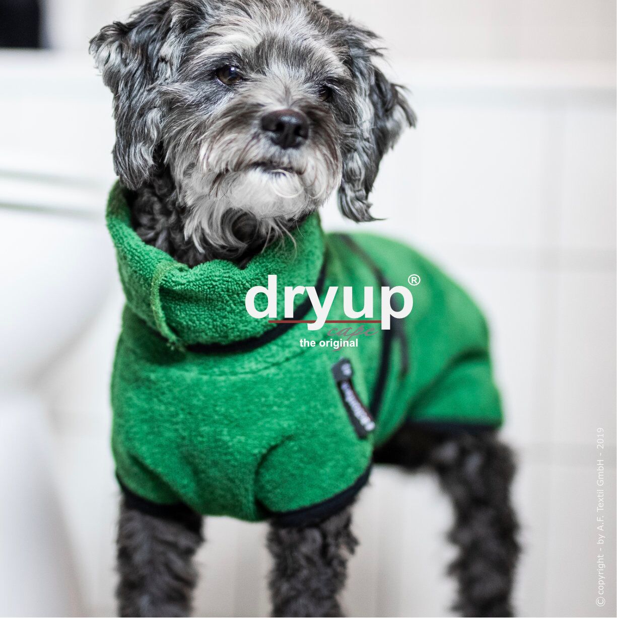 Hundebademantel - Dryup® cape mini (30-45cm Rückenlänge)
