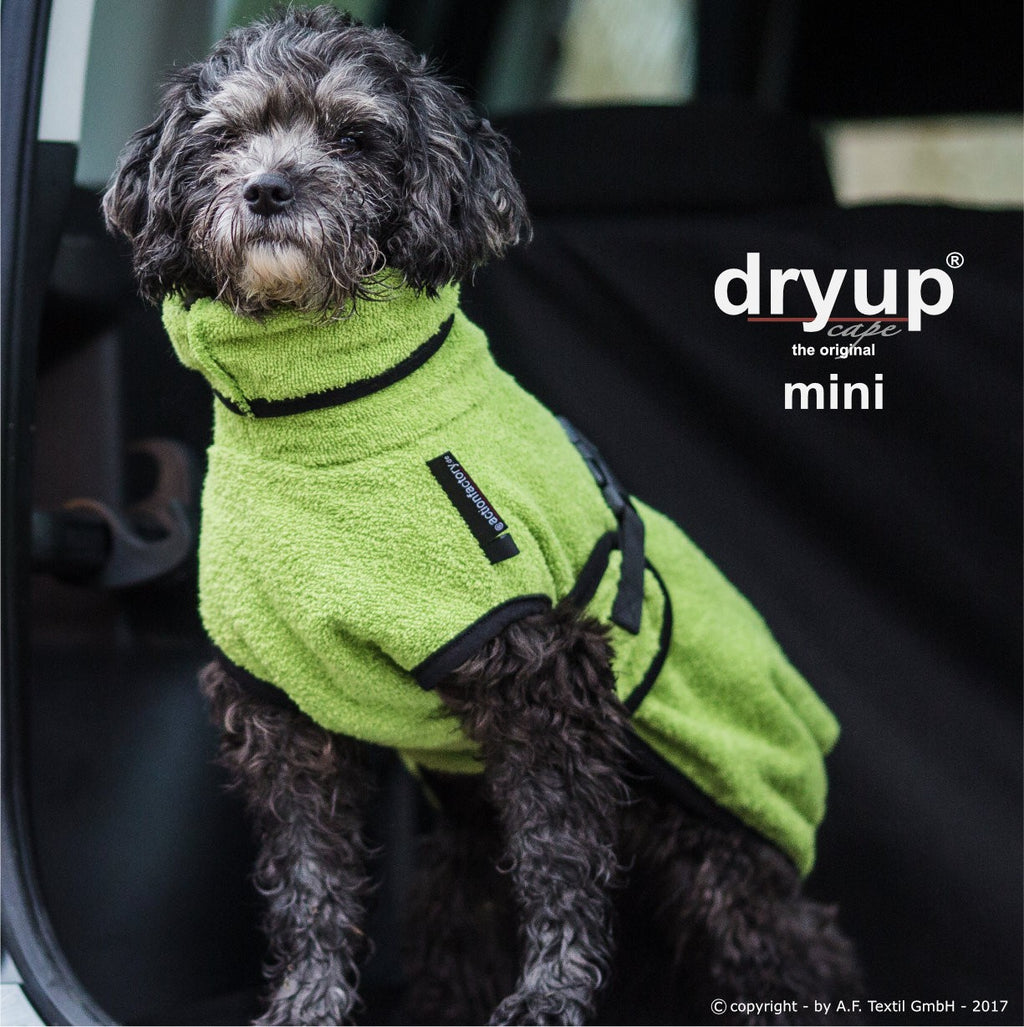 Hundebademantel - Dryup® cape mini (30-45cm Rückenlänge)