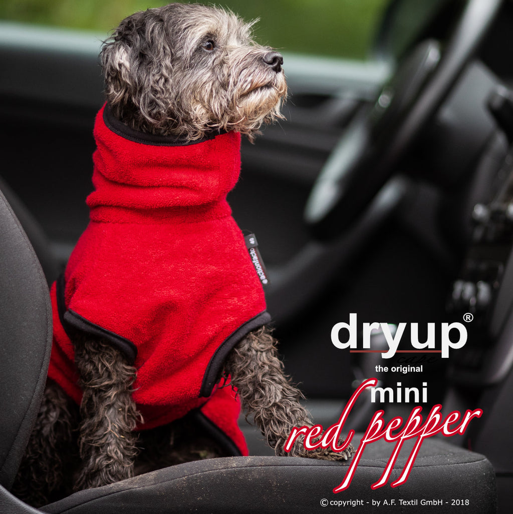 Hundebademantel - Dryup® cape mini (30-45cm Rückenlänge)