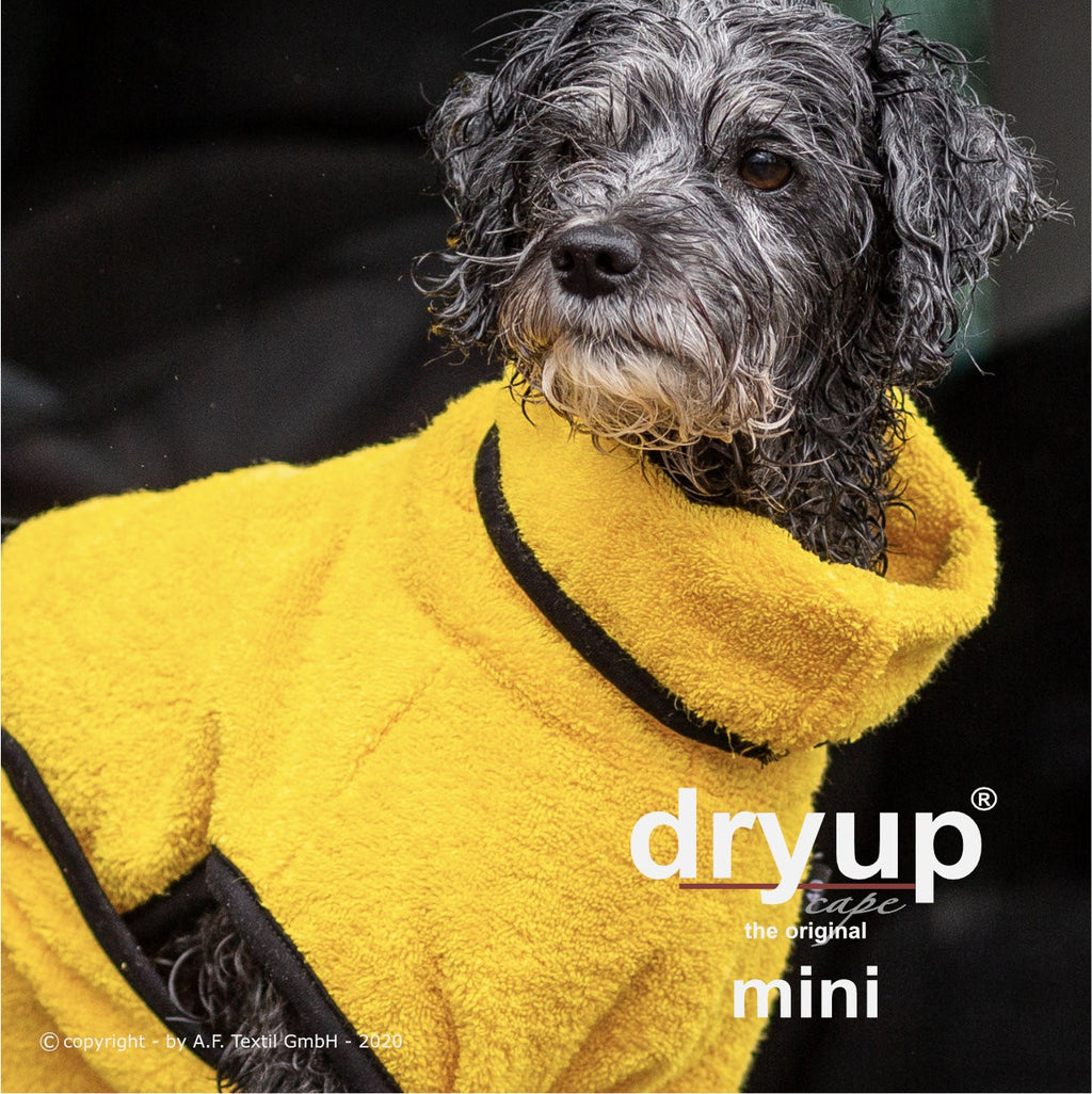 Hundebademantel - Dryup® cape mini (30-45cm Rückenlänge)