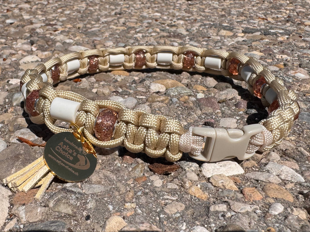 EM-Keramik Halsband "Ivory“, 47 cm