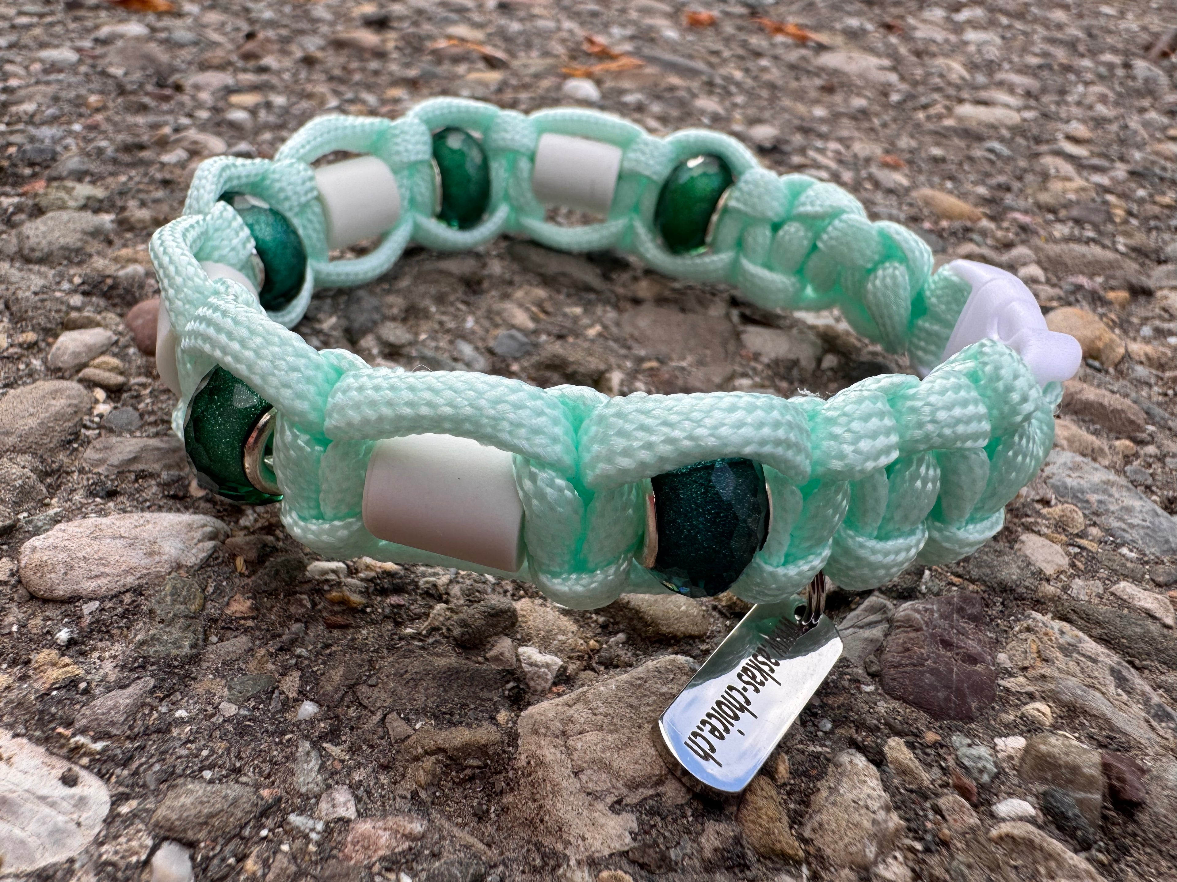 EM-Keramik Halsband "Fresh Mint", 24.5cm