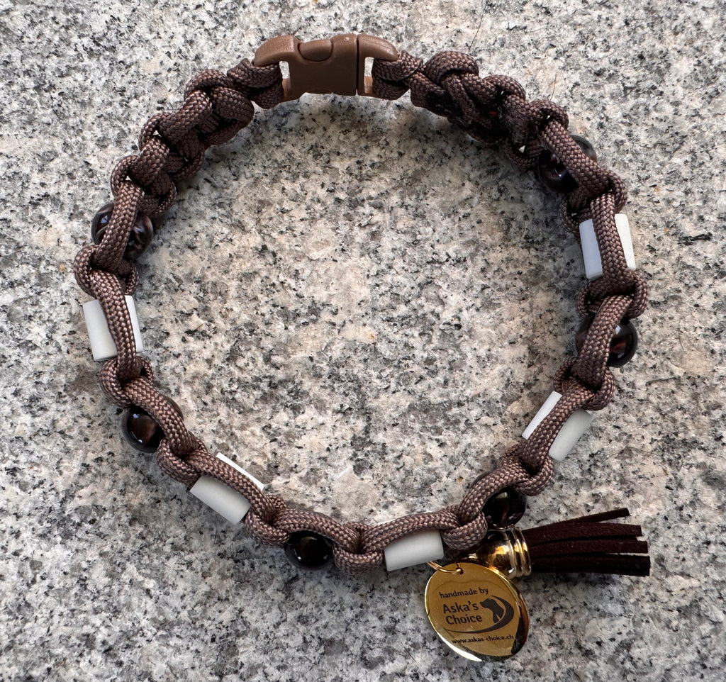 EM-Keramik Halsband "Mocha Line“, 32cm