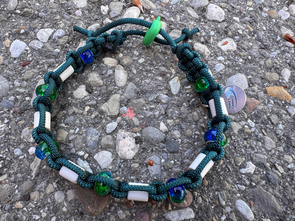 EM-Keramik Halsband "Evergreen“, 31-36cm